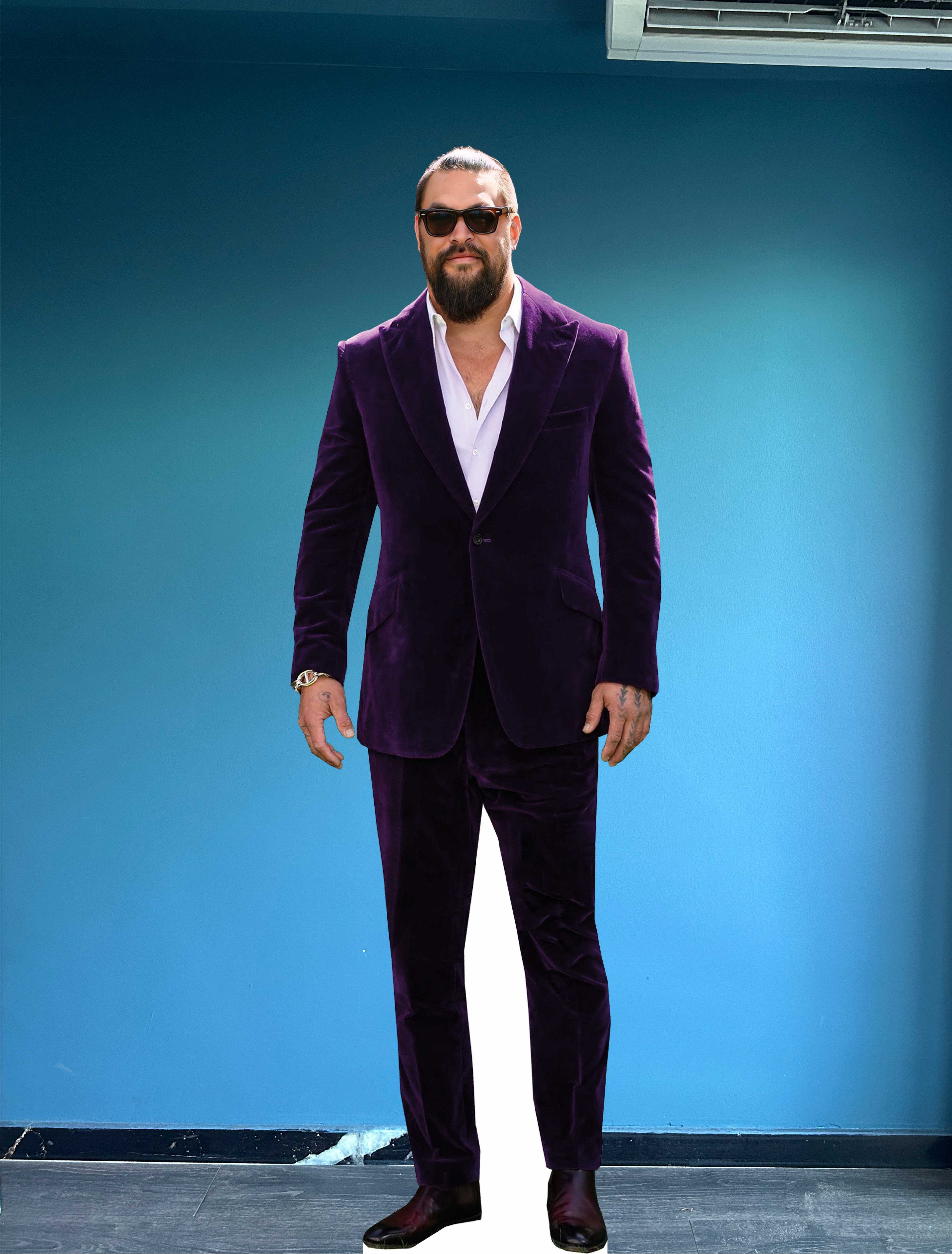 Jason Momoa Cardboard Cutout Model Joseph Namakaeha Plastic Standee Model