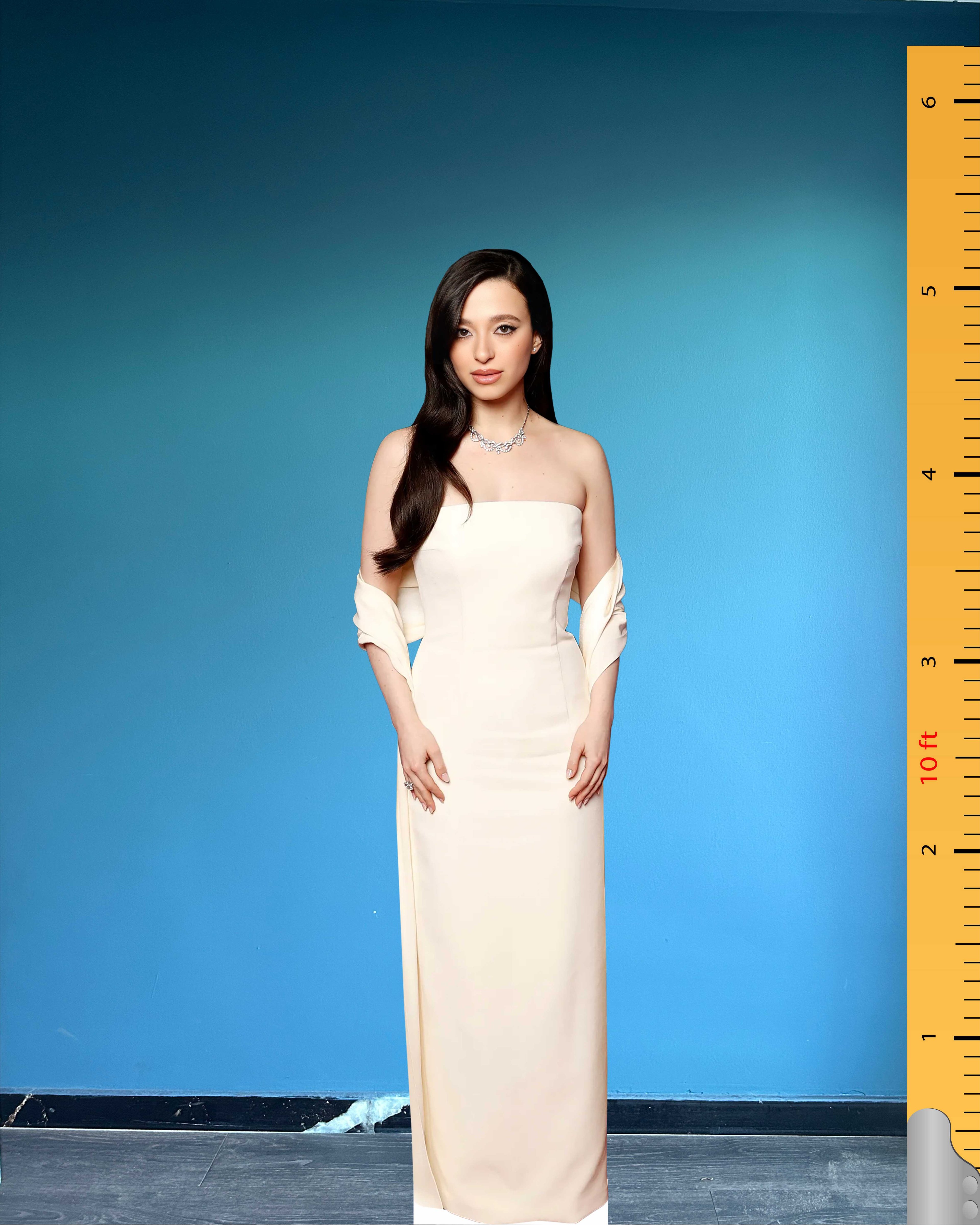 Mikey Madison Cardboard Cutout Model Life Size Cutout Plastic Standee BAFTA Awards 2025