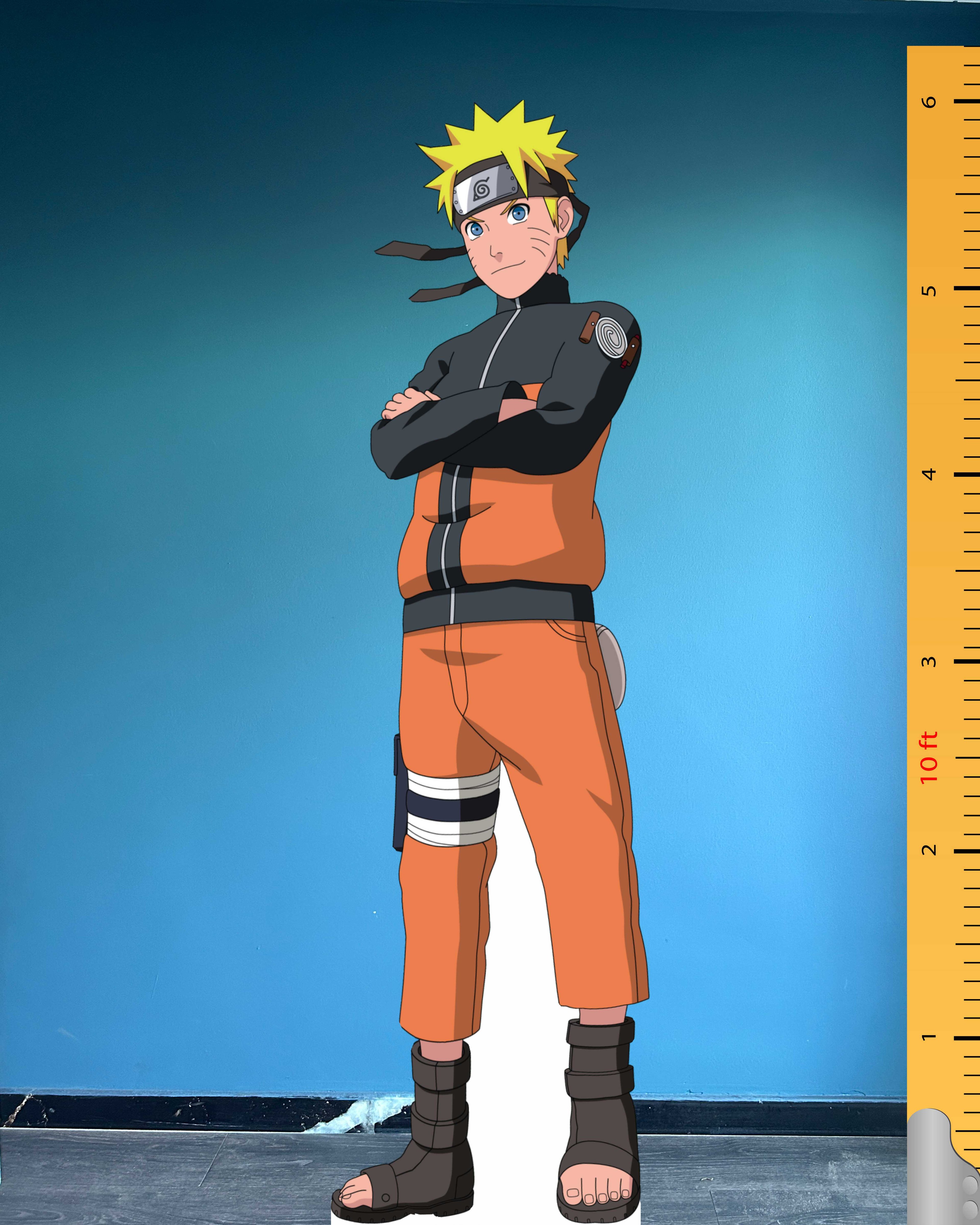 Naruto Uzumaki Cardboard Cutout Model Manga Anime Figure Character Standee Figure 