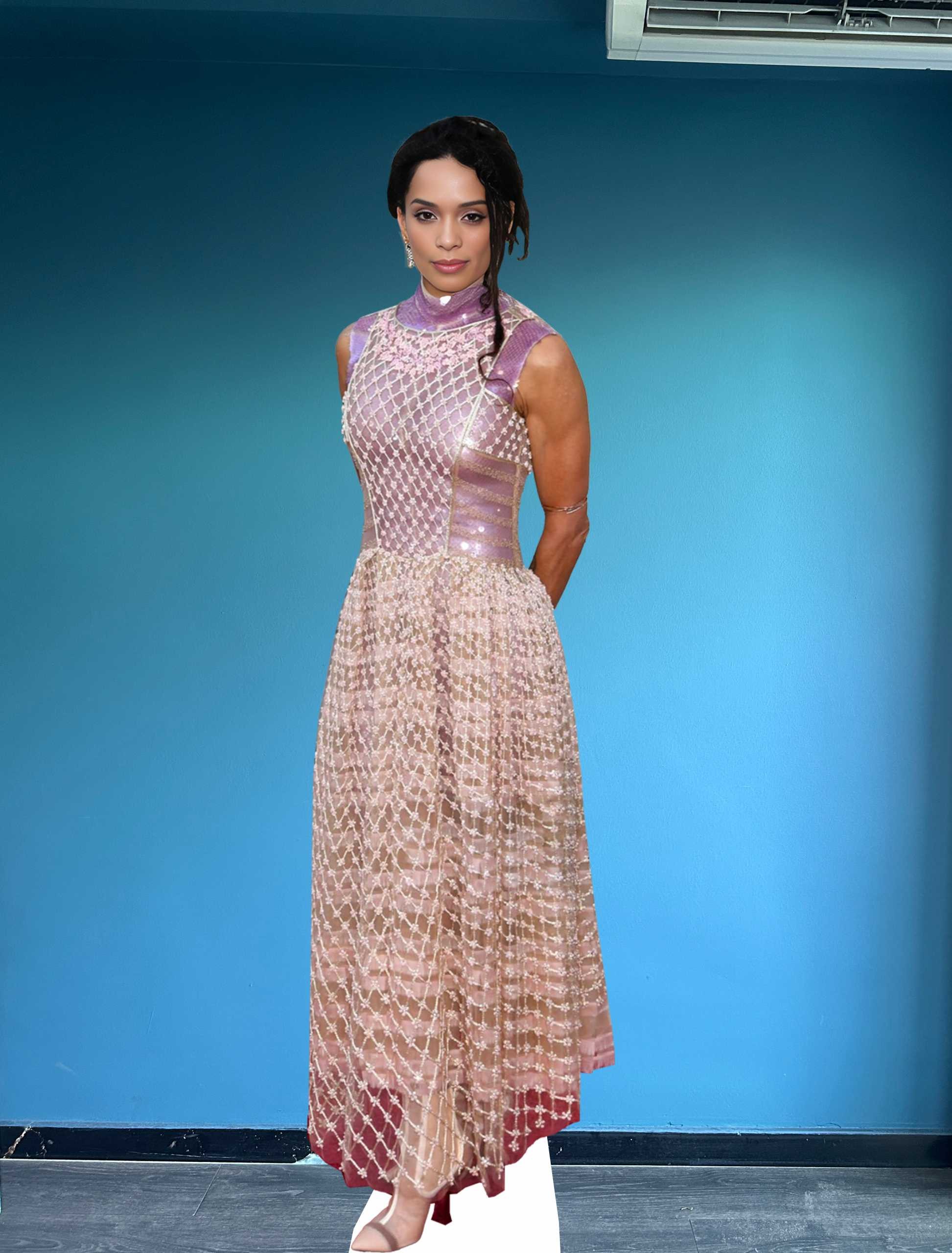 Lisa Bonet Cardboard Cutout Model Bonet Life Size Standee Mockup