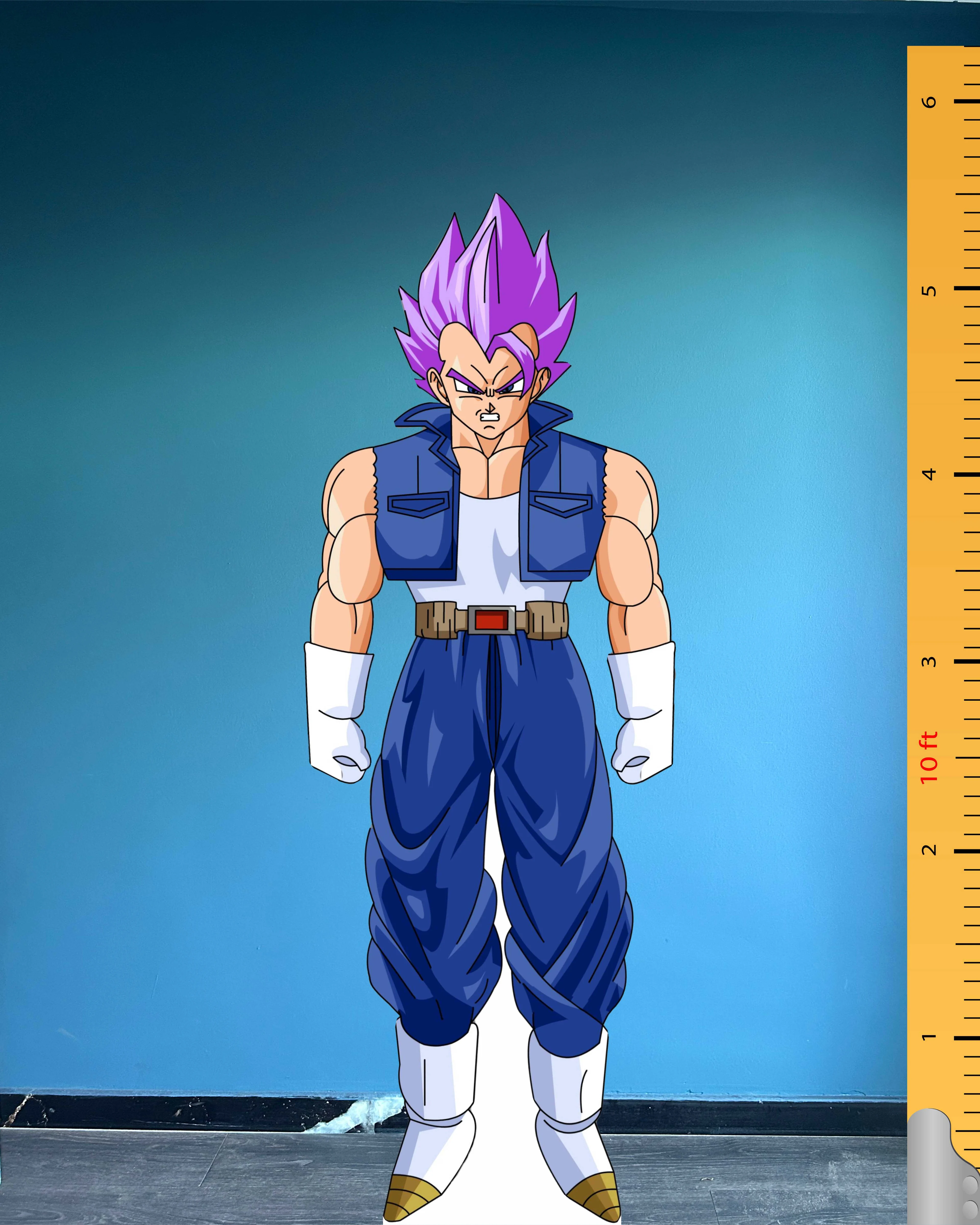 Vegetunks Cardboard Cutout Model Dragon Ball Character Plastic Standee 