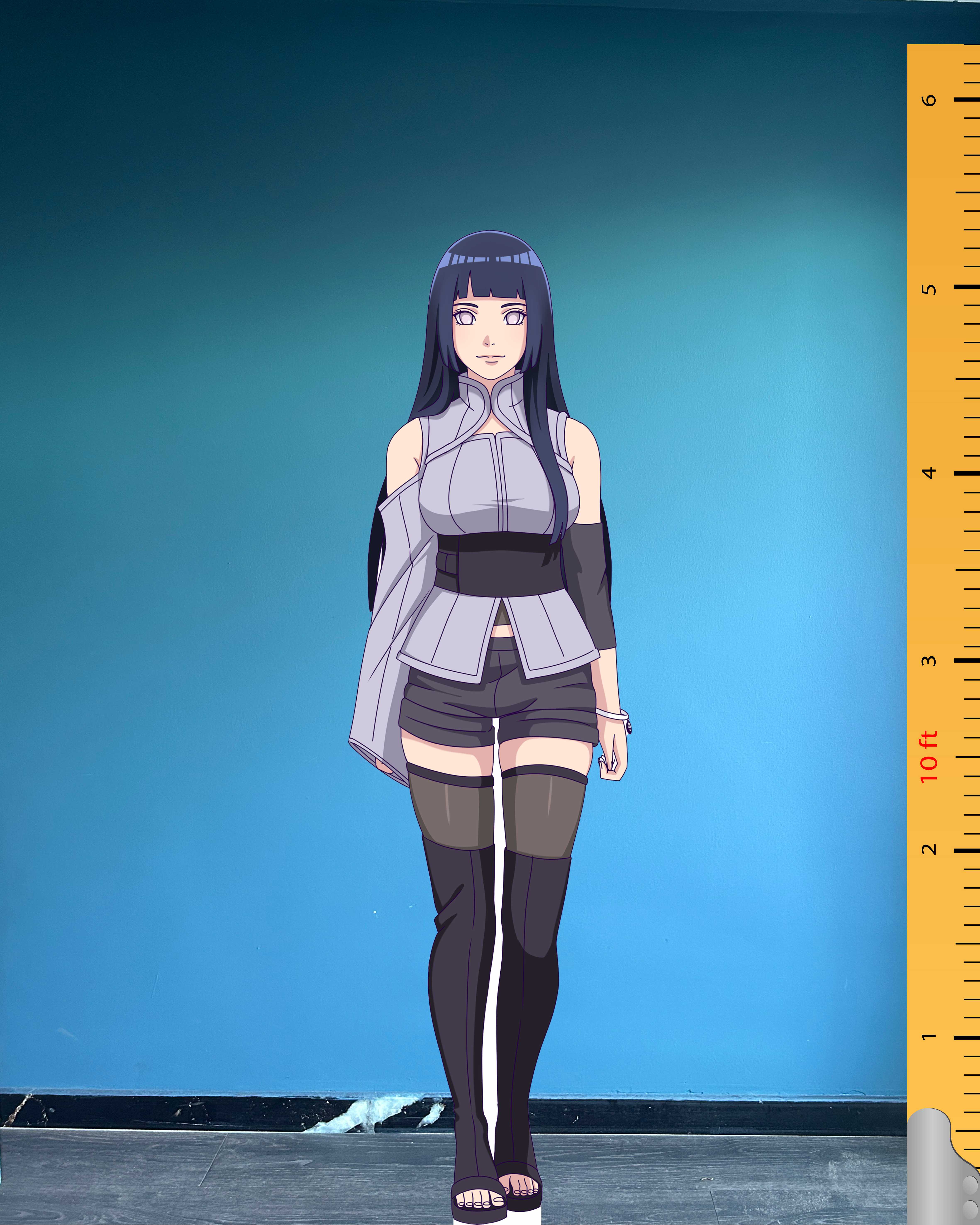 🌸 Hinata Hyuga Uzumaki Life Size Cardboard Cutout – Naruto Manga & Anime Character Standee