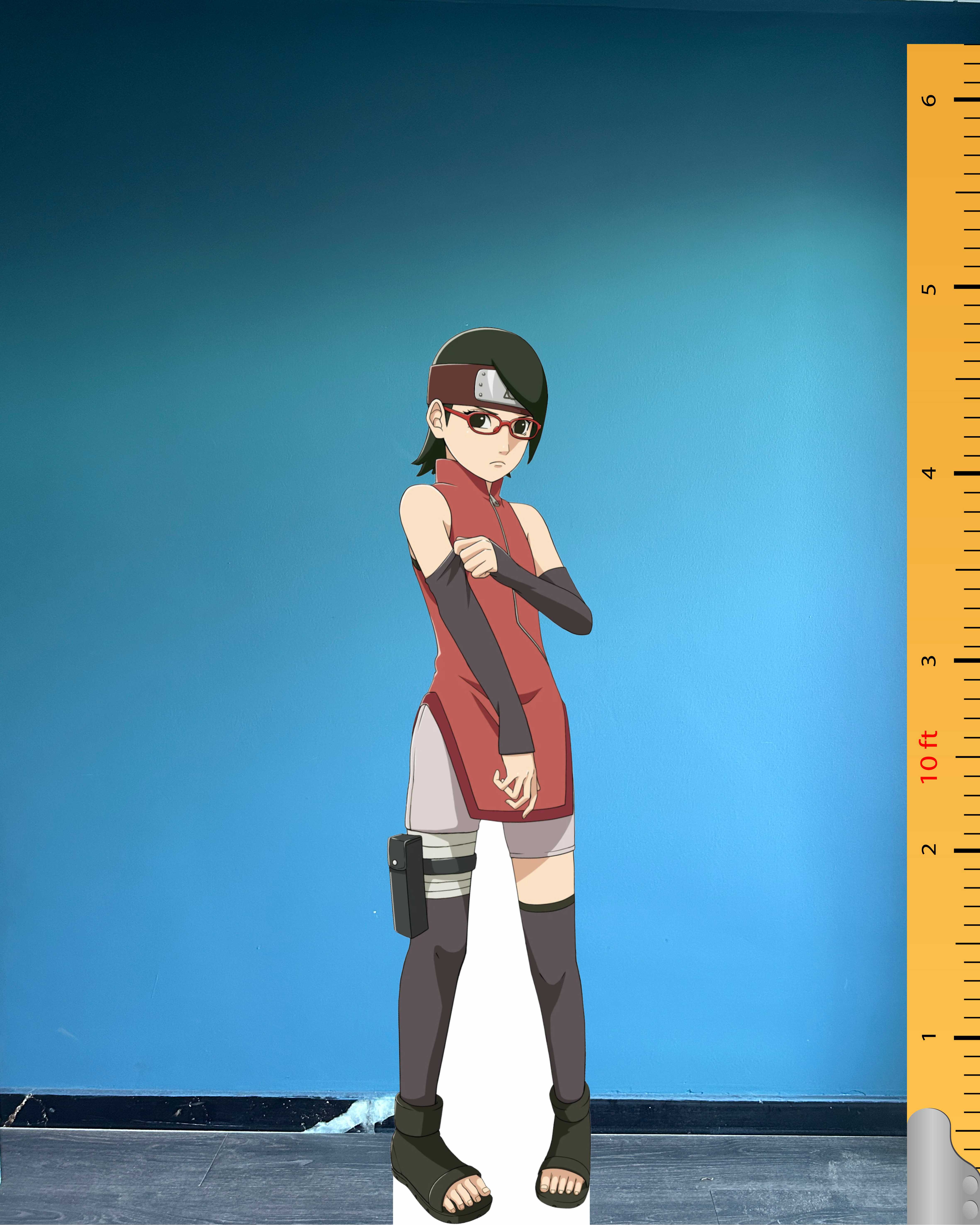 🌟 Sarada Uchiha Life Size Cardboard Cutout – Boruto: Naruto Next Generations Character Standee