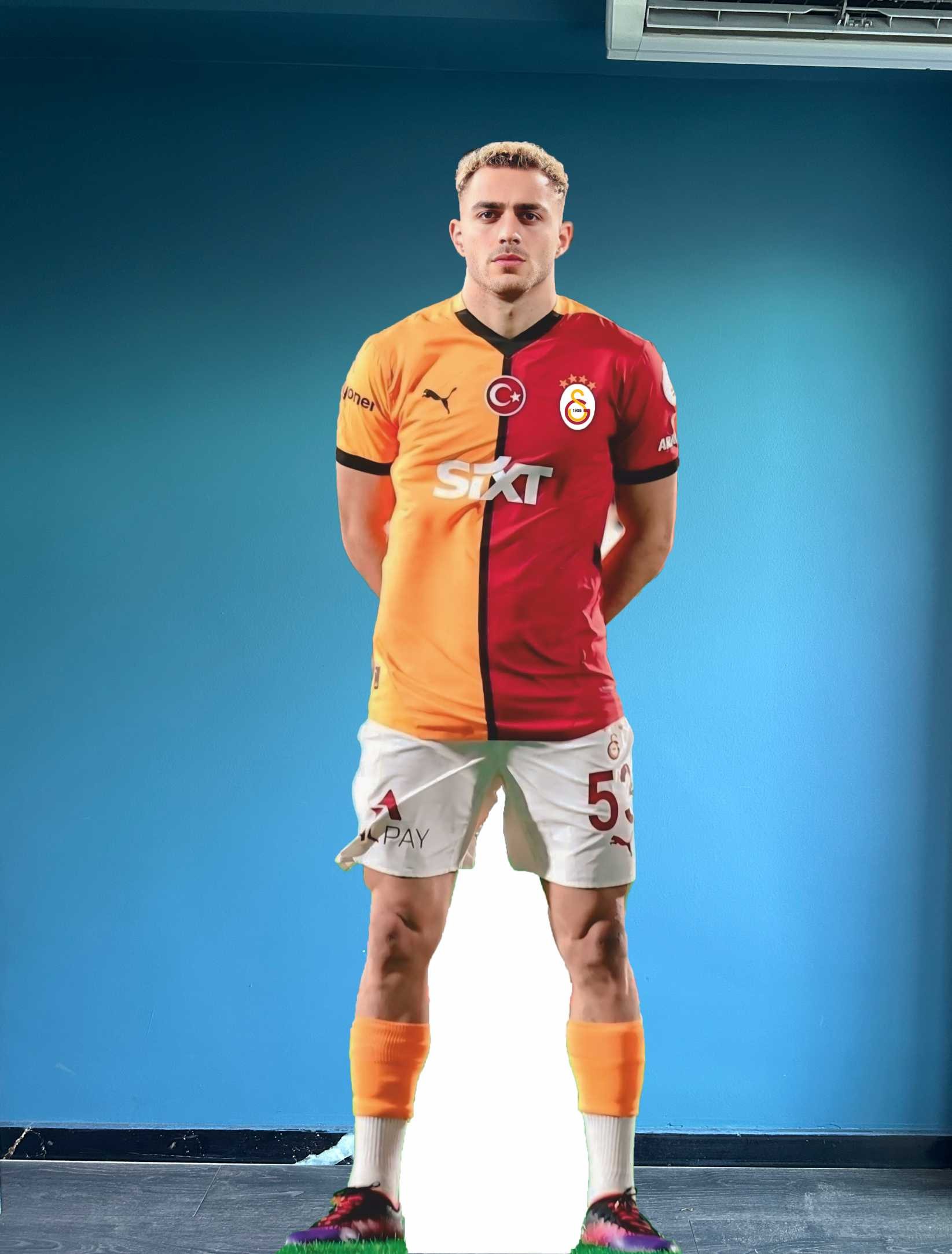 Barış Alper Turkish Footballer Cardboard Cutout Life Size Standee Model Barış Alper Maketi