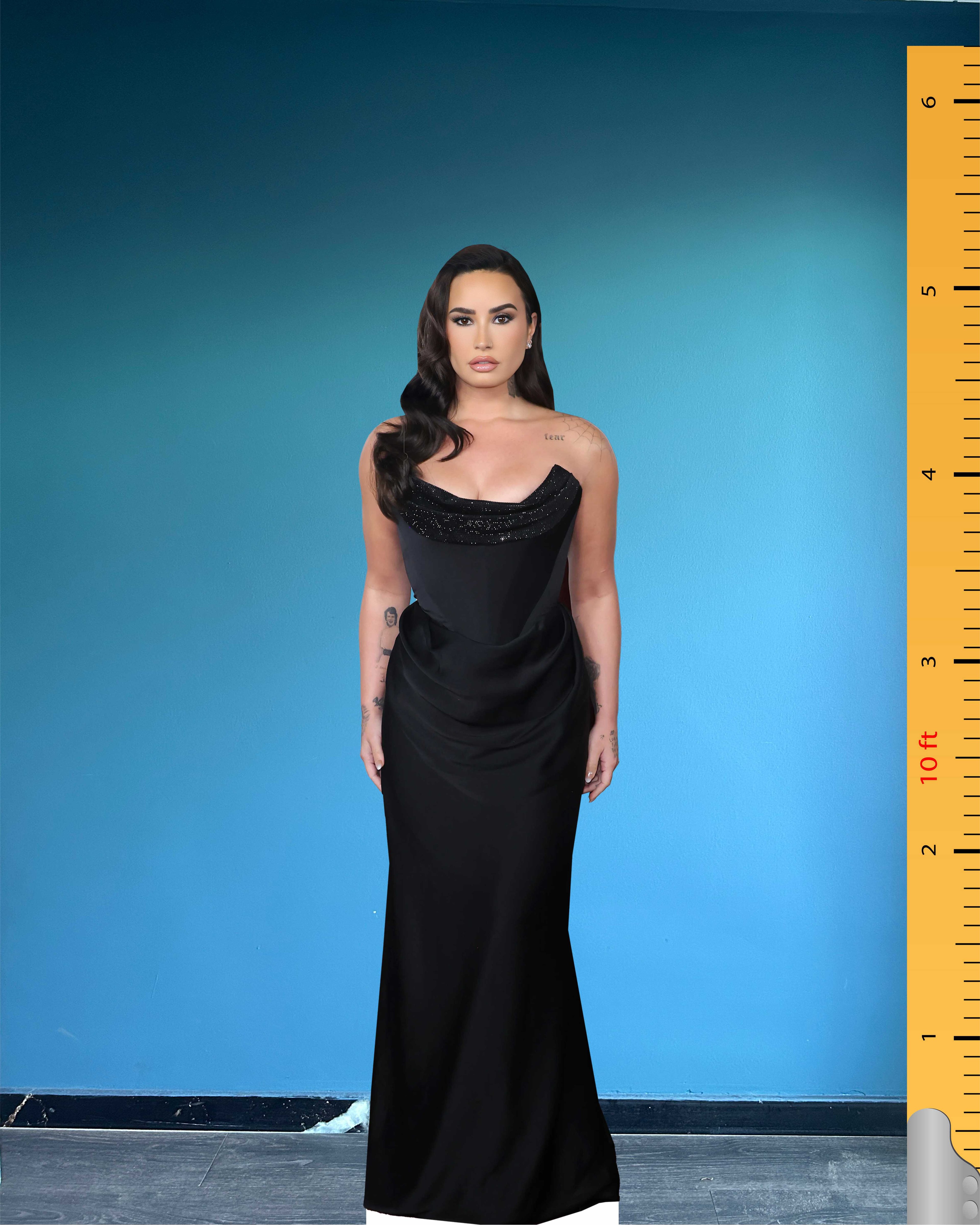 Demi Lovato Cardboard Cutout Model Life Size Plastic Standee Model Demetria Devonne Lovato