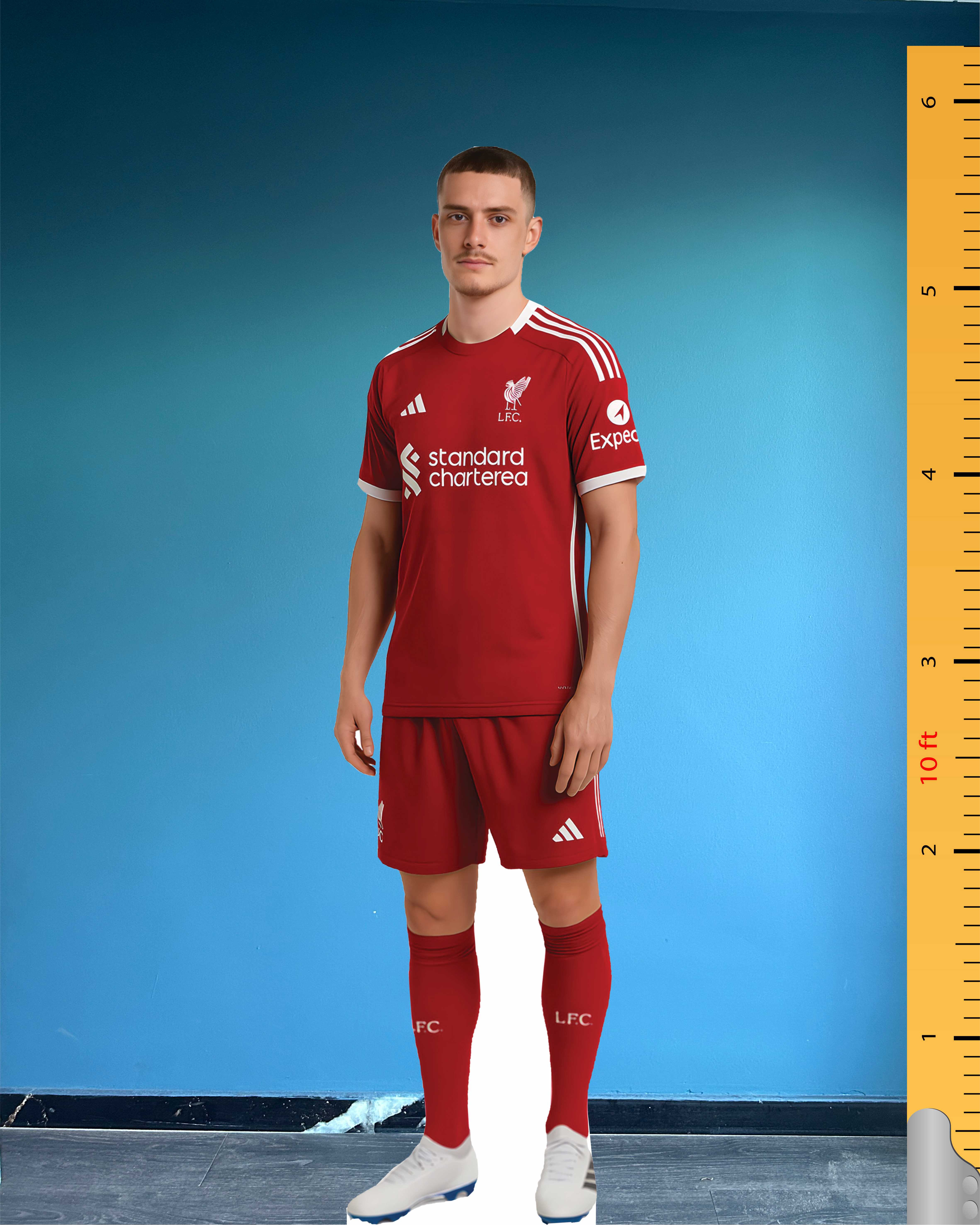Florian Wirtz Cardboard Cutout Model Life Size Plastic Standee Figure Liverpool