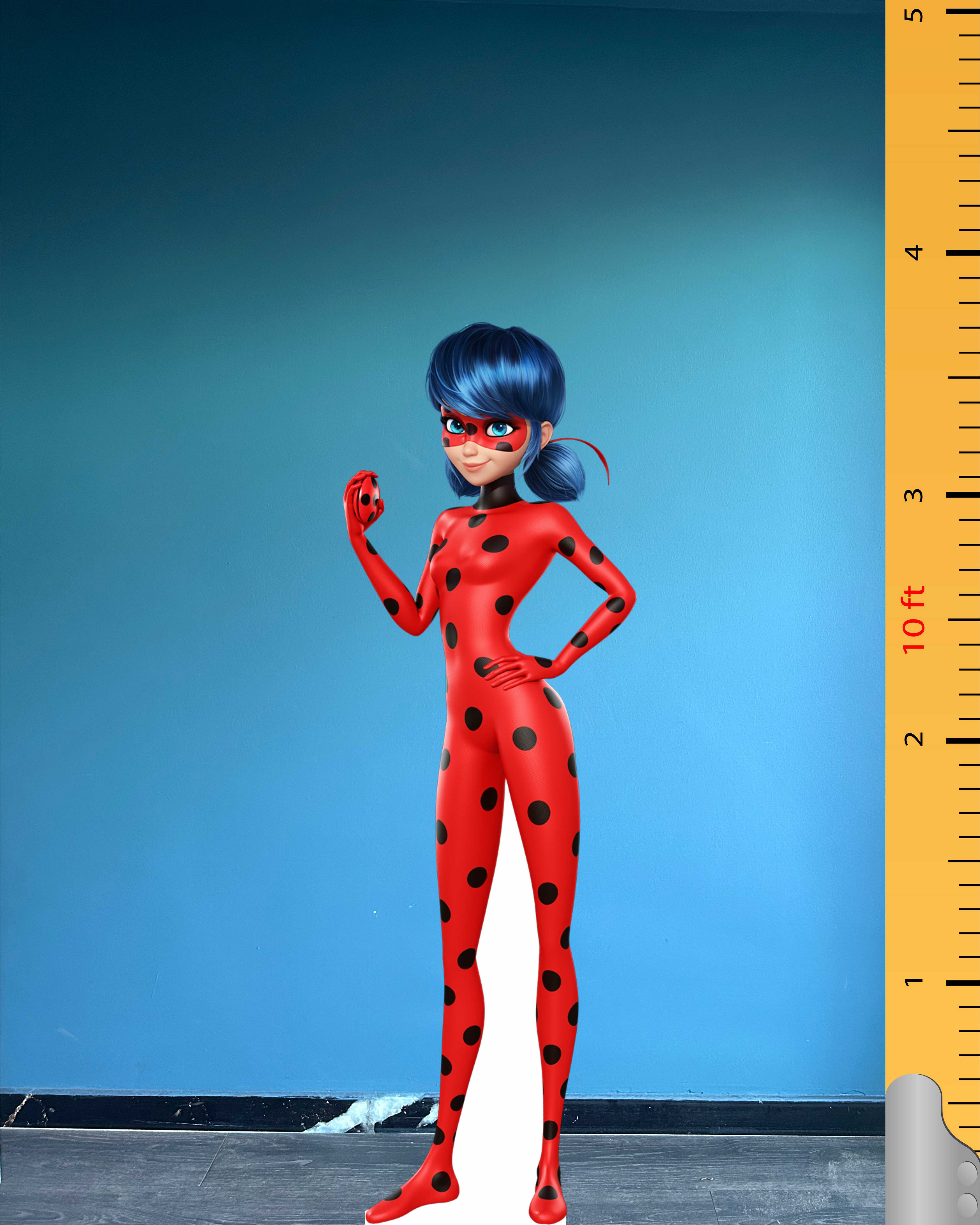Miraculous Ladybug Cardboard Cutout Model Fictional Character Plastic Standee Figure