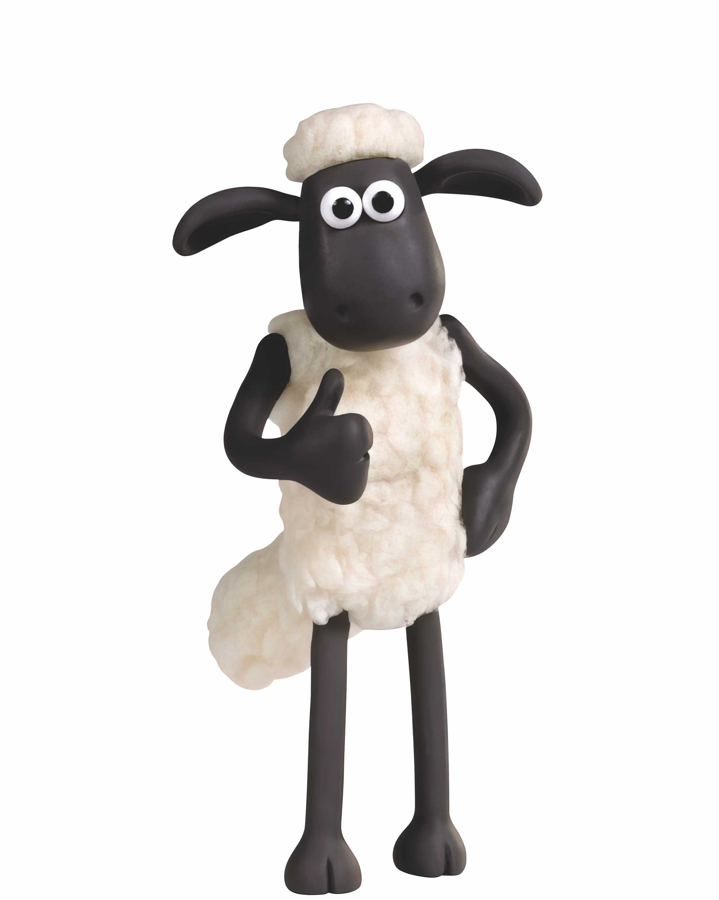 Shaun the Sheep Cutout Figure Mockup Model 39" Animated Character