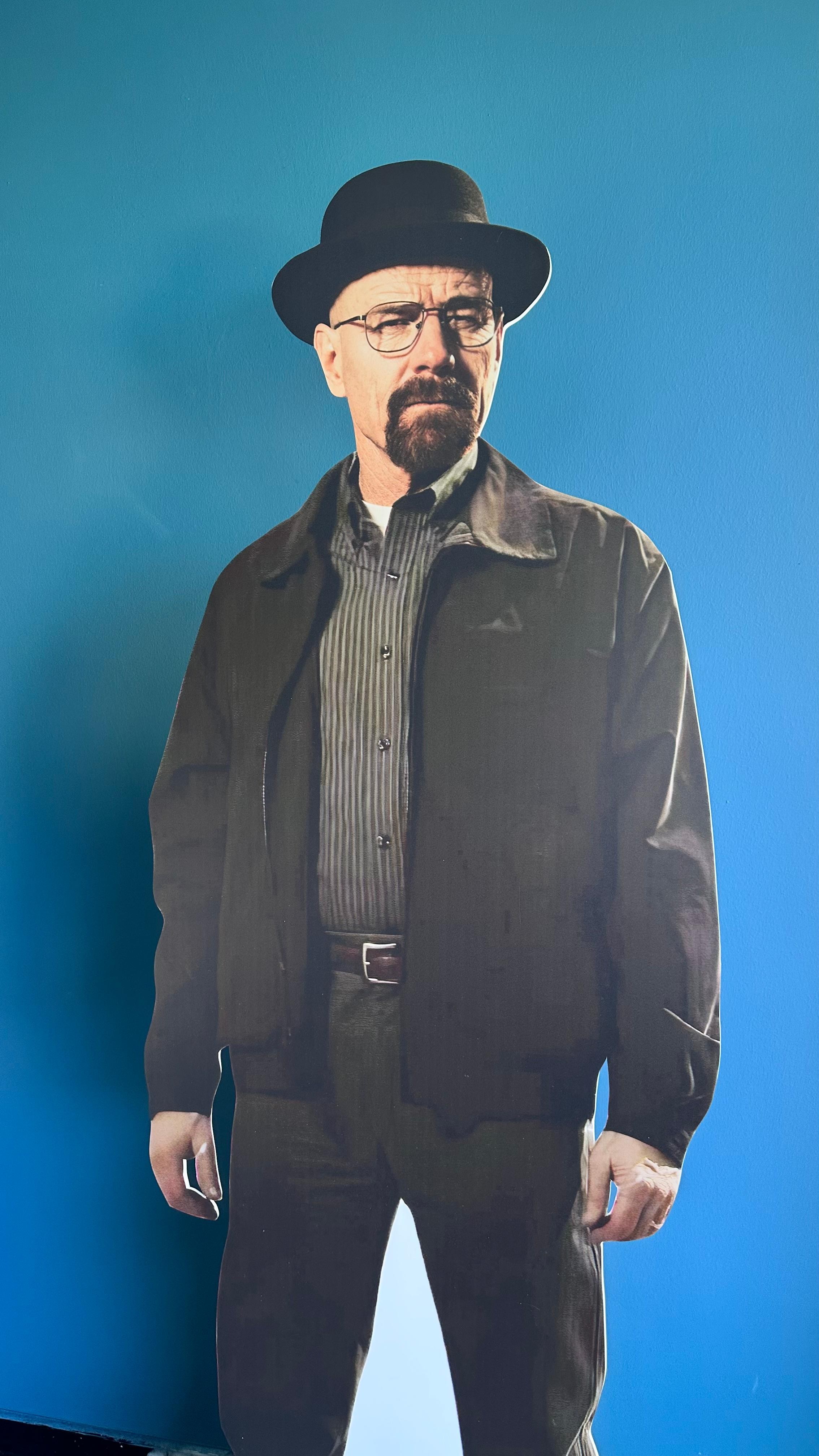 Modèle de personnage du film Breaking Bad à découper en taille réelle de Heisenberg