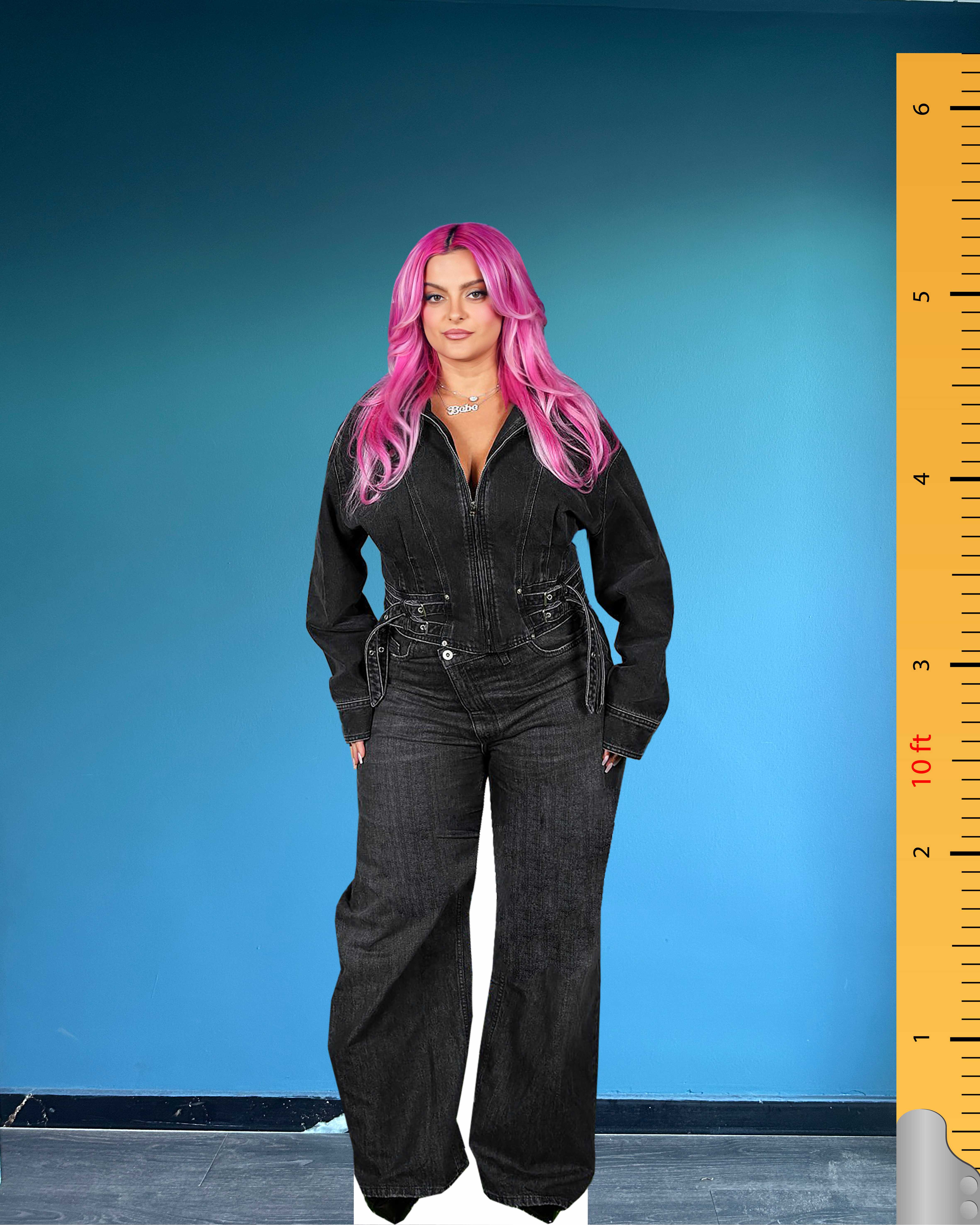 ⚾️ Kartonowa figura Bebe Rexhy w naturalnej wielkości – Edycja Mecz 2 World Series 2025