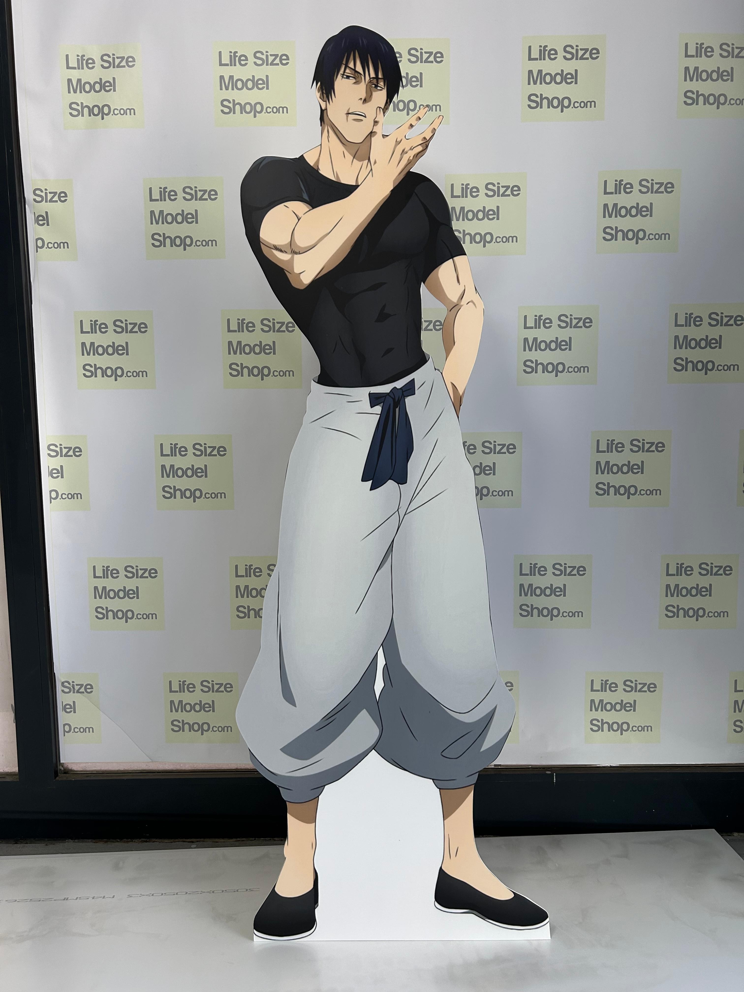 Toji Fushiguro Cardboard Cutout Model Anime Fictional Character Standee