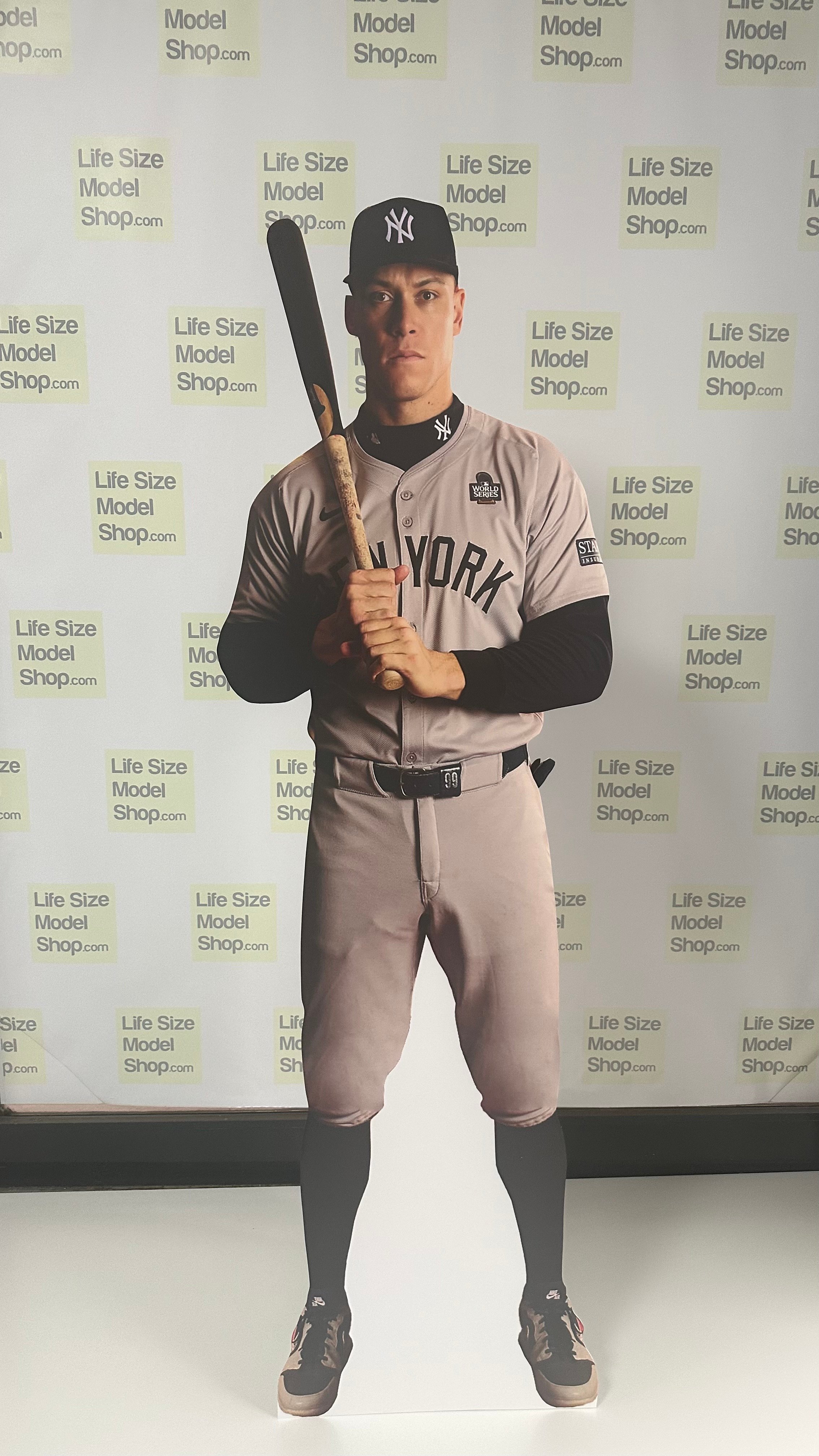 Aaron Judge Cardboard Cutout Model Plastic Standee Model Baseball Yankees Team