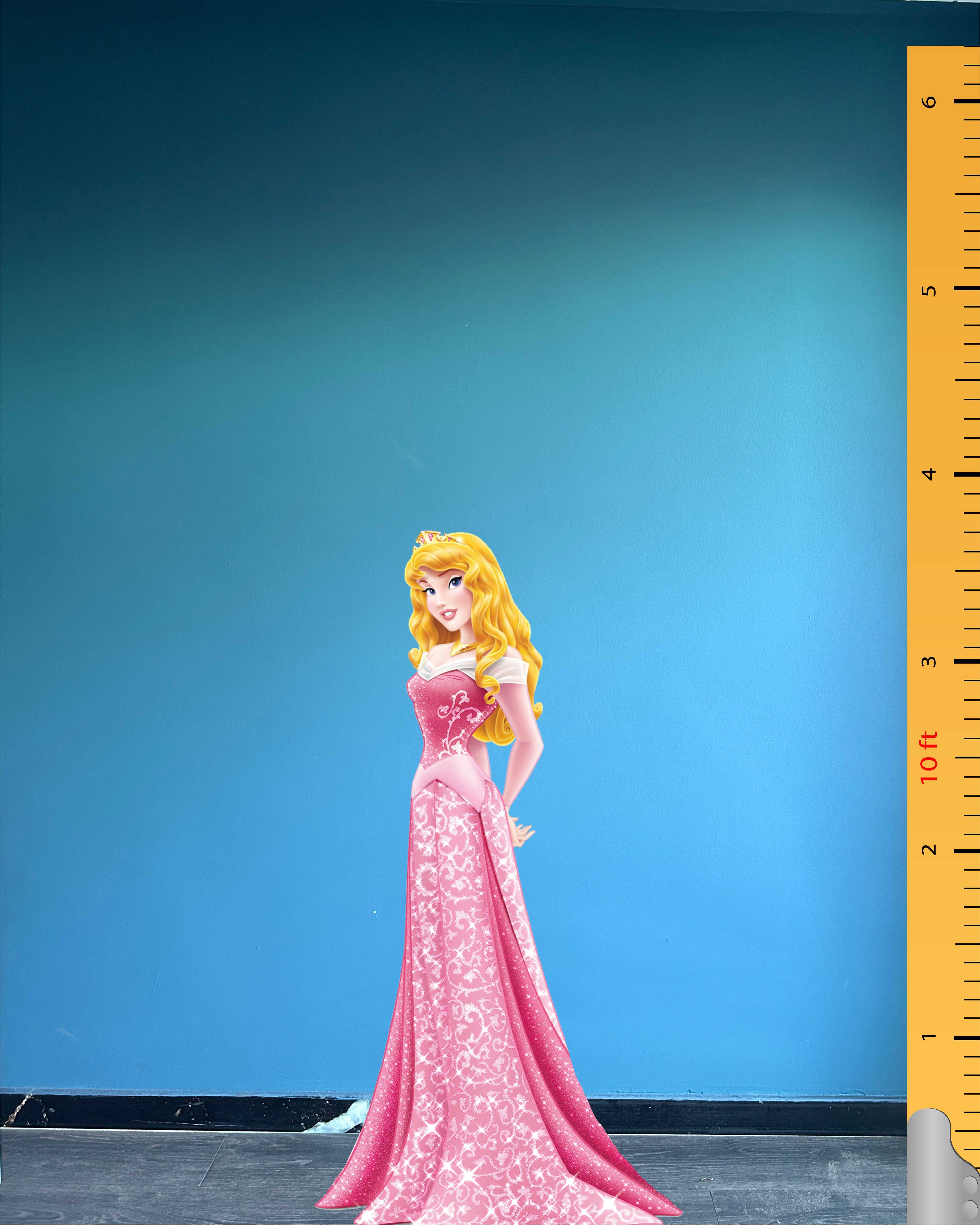 Princess Aurora Sleeping Beauty Cardboard Cutout Model Cardboard Cutout Character Figure Standee