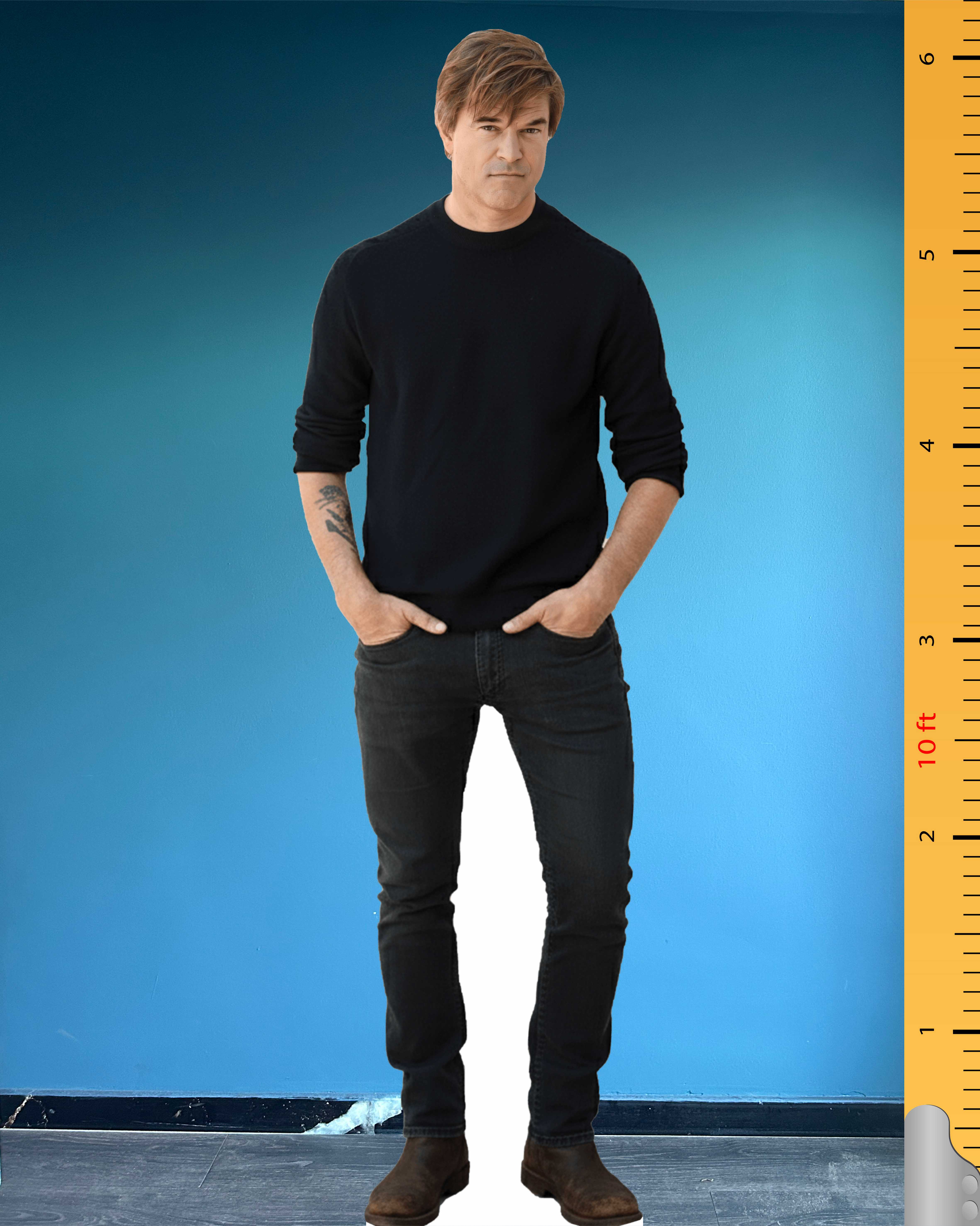 Campino Life Size Cardboard Cutout Model Plastic Standee Die Toten Hosen Vocalist Andreas Frege Celebrity Cutouts 