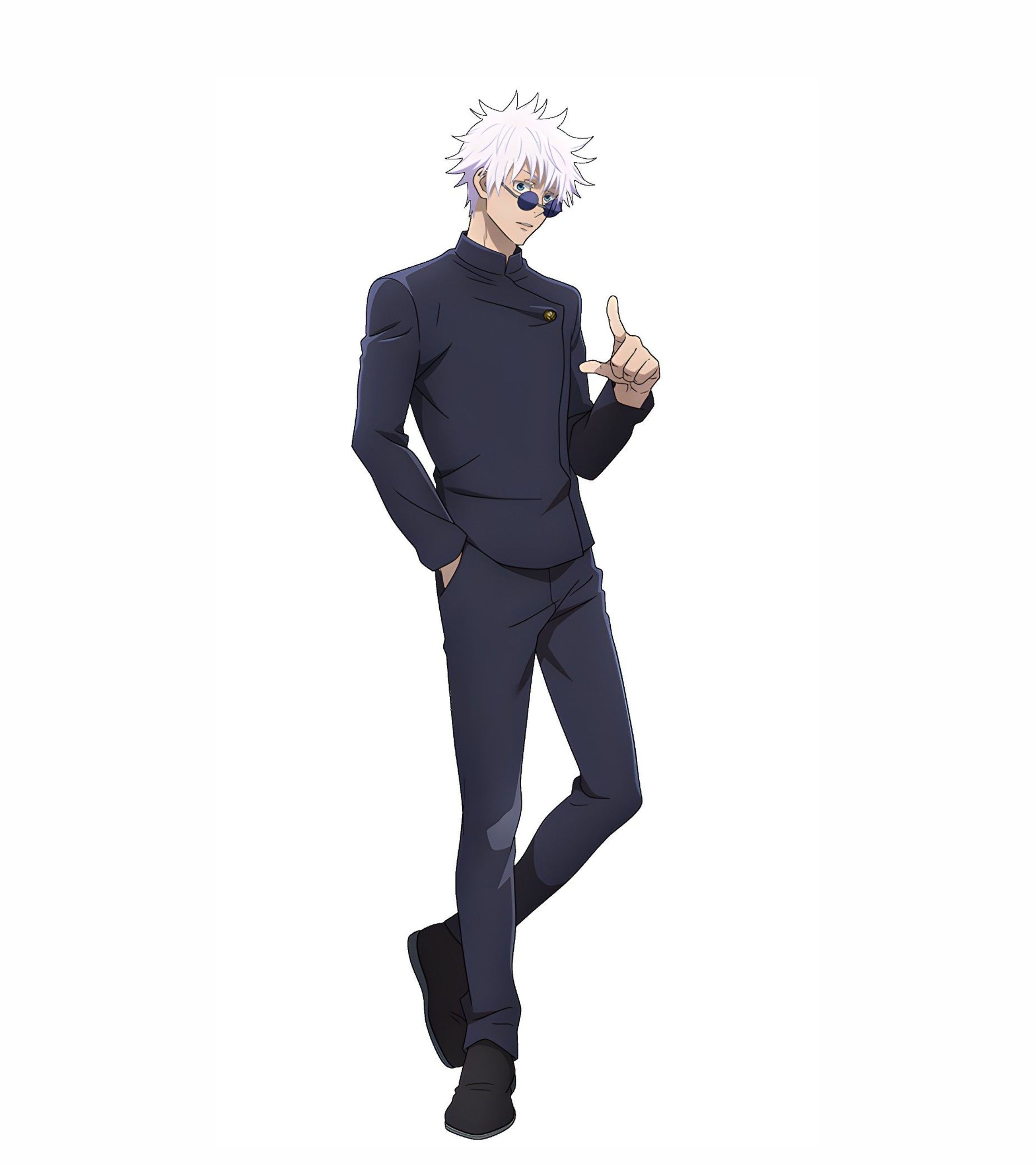 Satoru Gojo Cutout Lifesize Model Satoru Gojo Figur Mockup