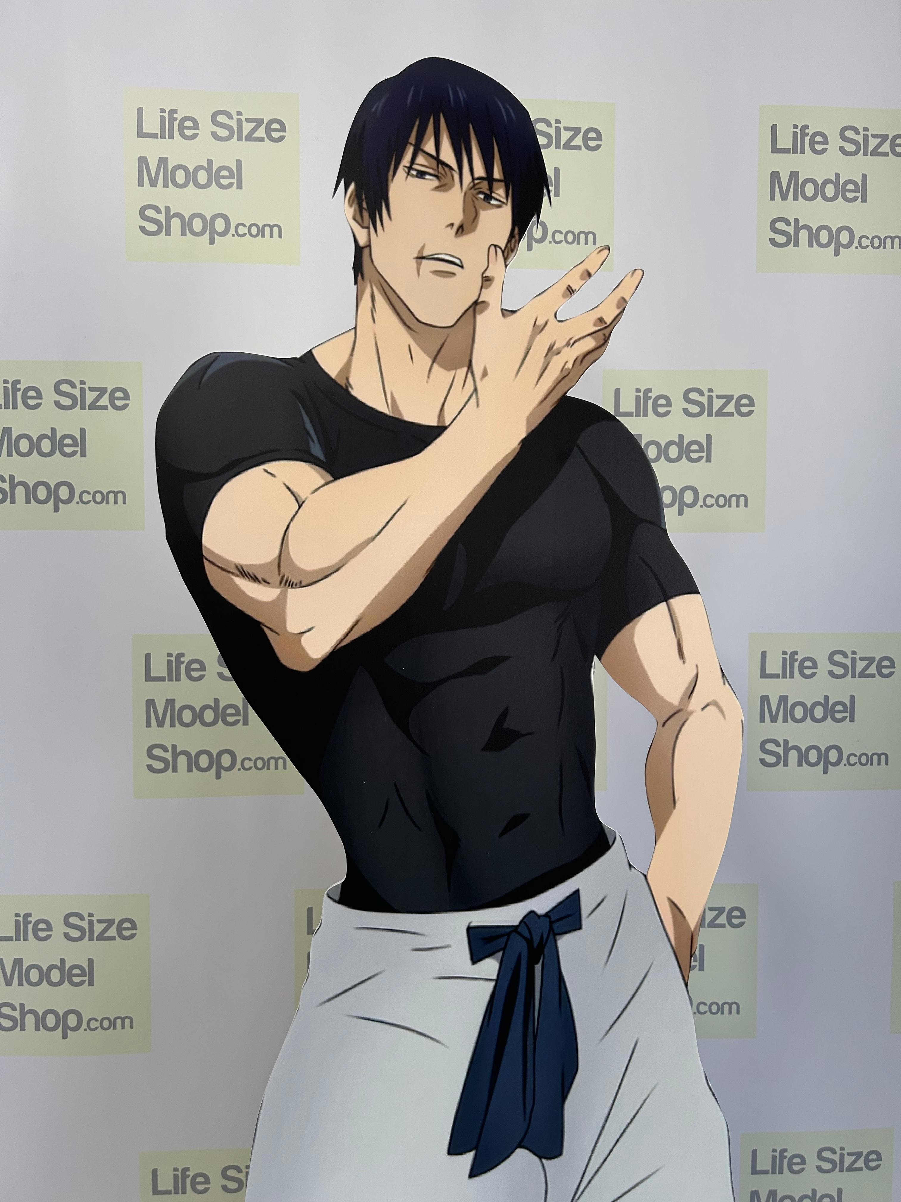 Toji Fushiguro Cardboard Cutout Model Anime Fictional Character Standee