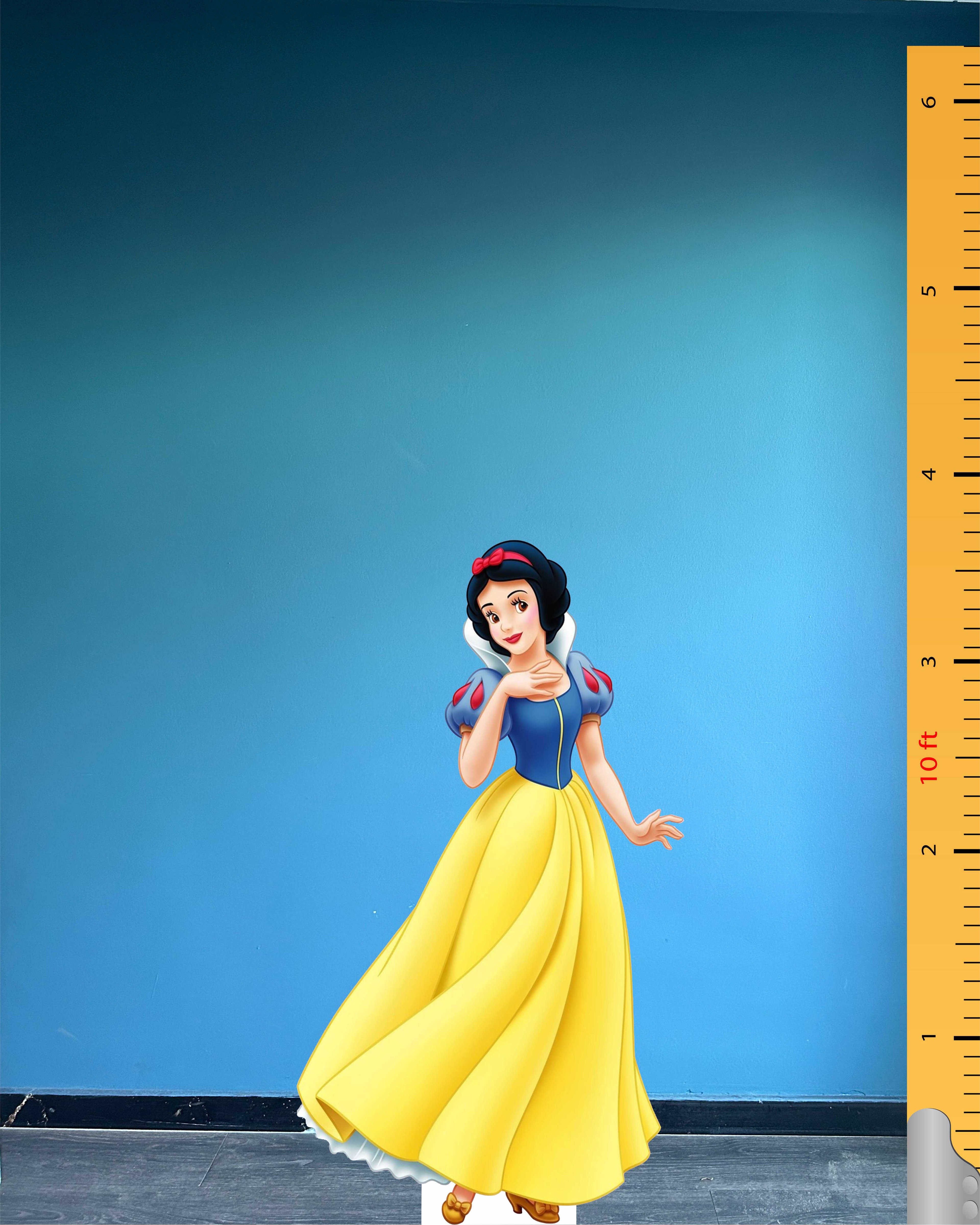 Snow White Cardboard Cutout Model Girl's Birthday Decor Model Figure