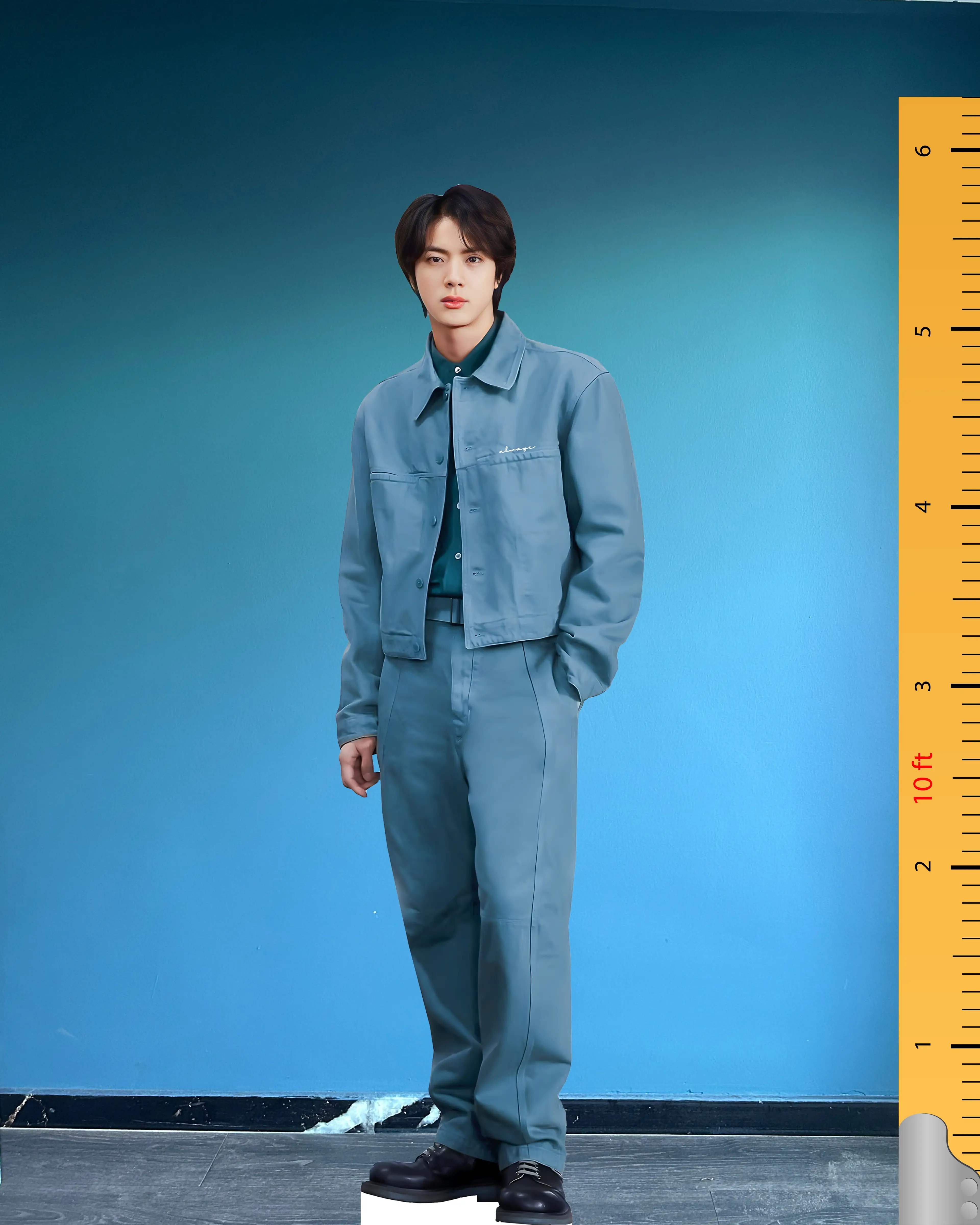 BTS Kim Seok-jin (Jin) Levensgrote Kartonnen Pop – 🎤 