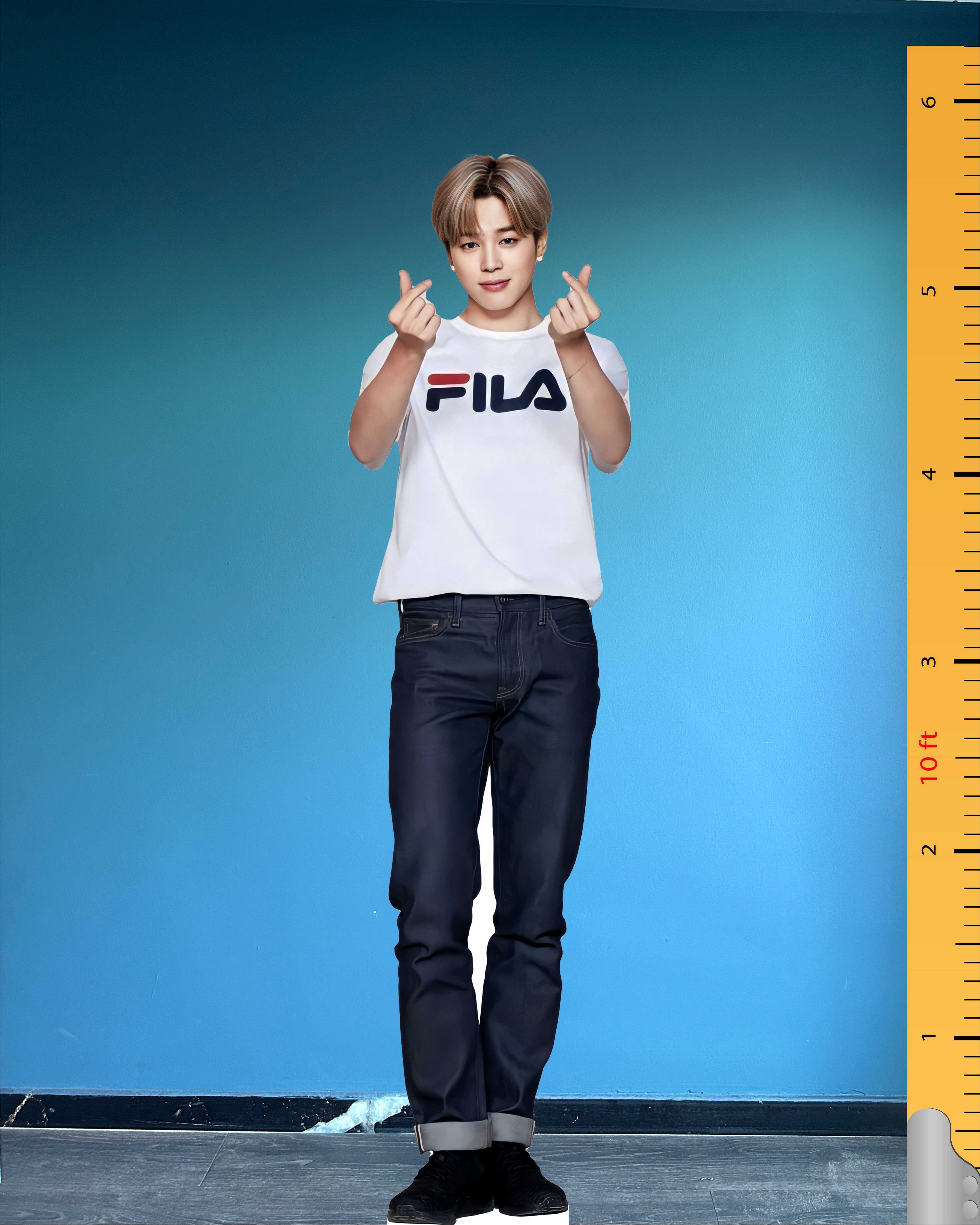 Jimin Cardboard Cutouts Model BTS Figure Cutout Jimin Figure Standee