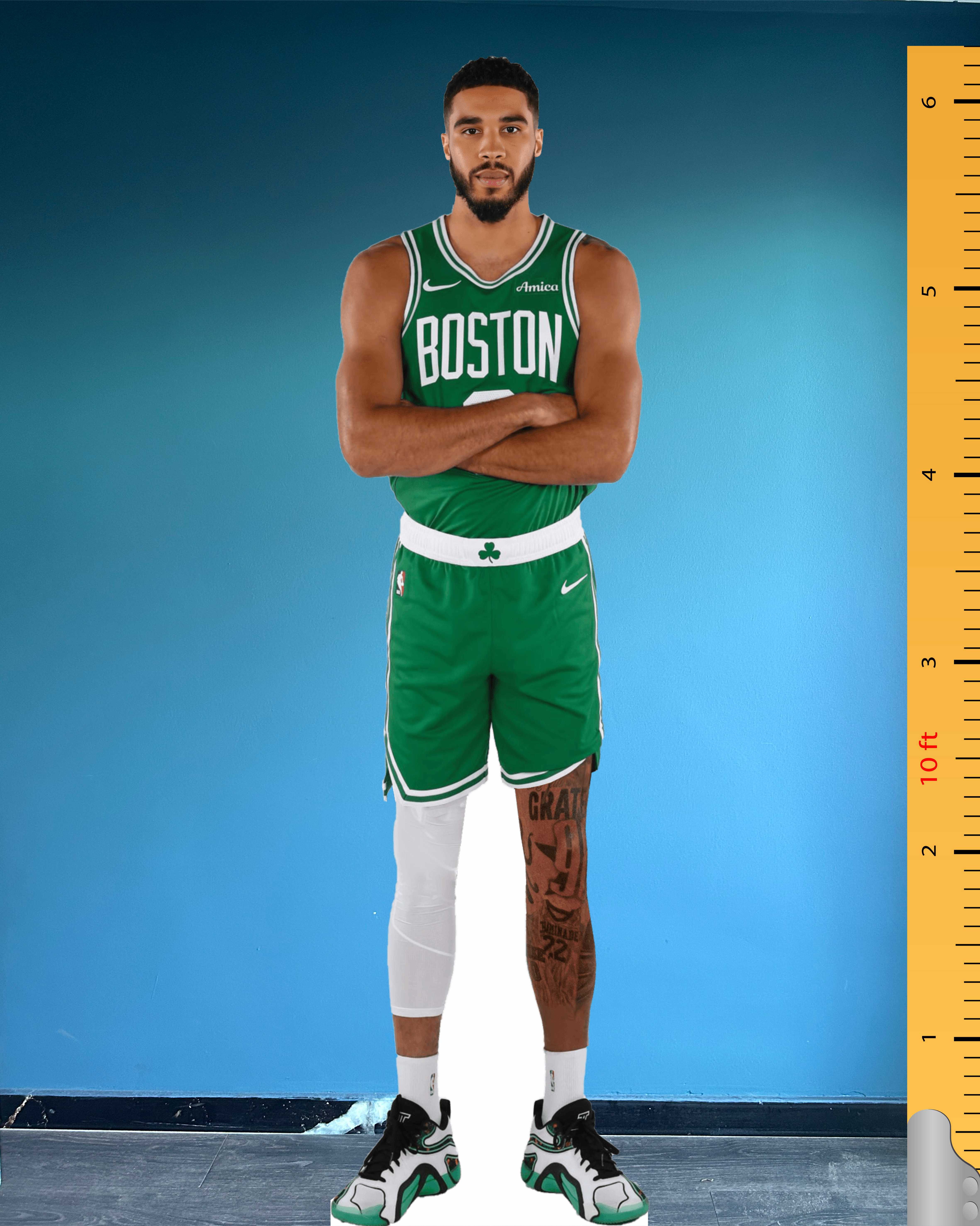 Jayson Tatum Celebrity Cardboard Cutouts Standee Boston Celtics Number 0 Celebrity Cutouts 