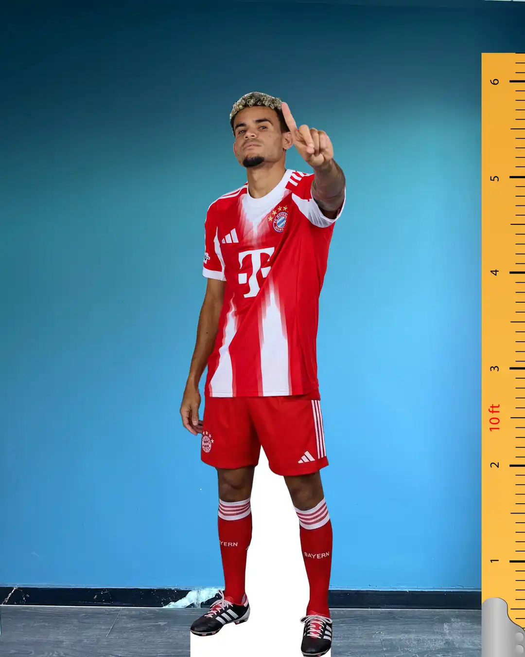 Luis Díaz FC Bayern Munich Gerçek Boy Maket – 14 Numara