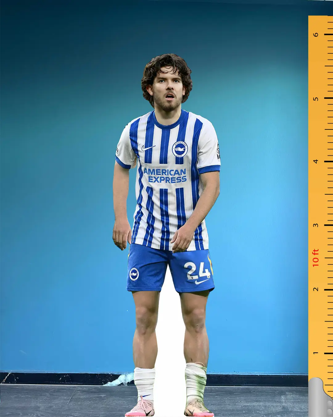 Ferdi Kadioglu Life size Cardboard Cutout Model – Brighton & Hove