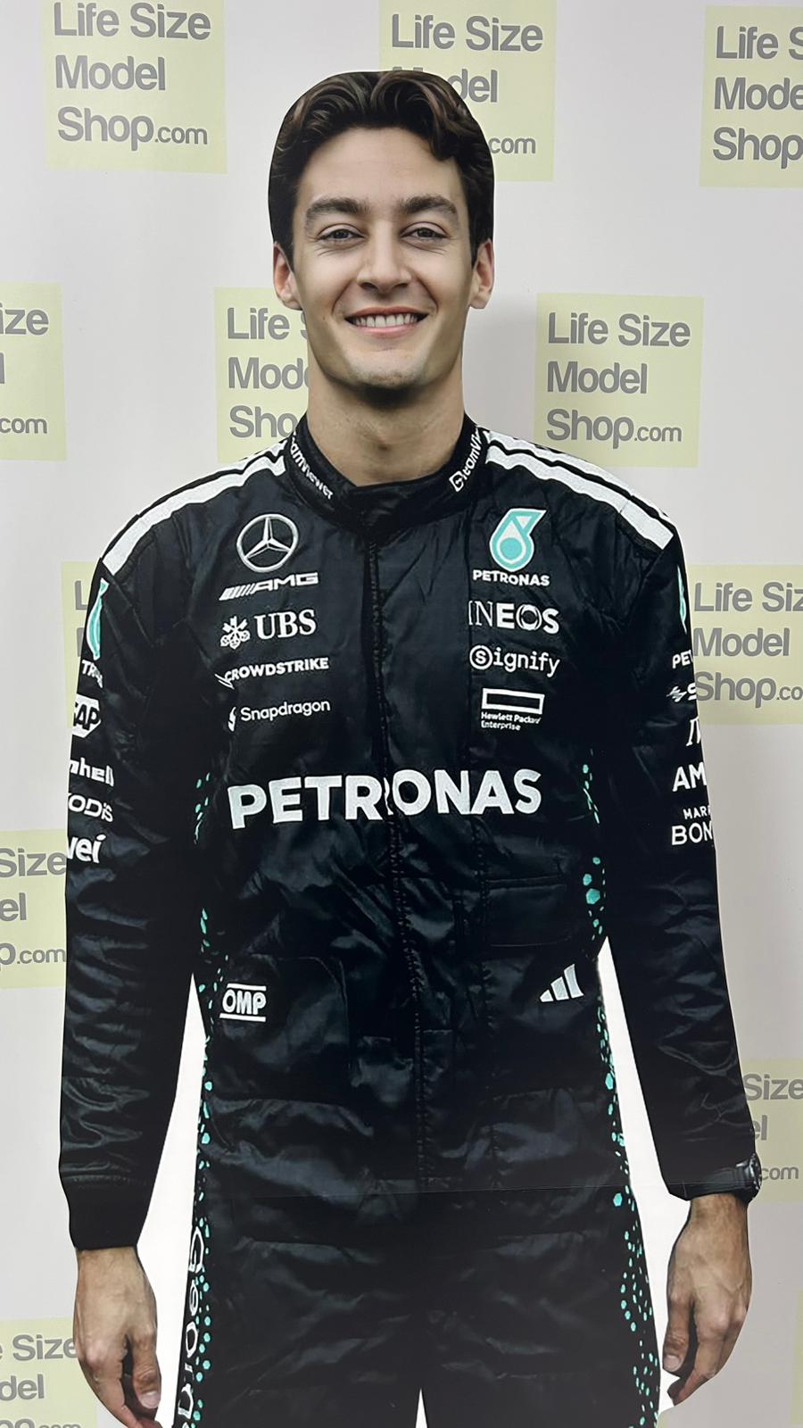 🏎️ George Russell Cutout – Style, Intelligence, and Speed ​​All in One!