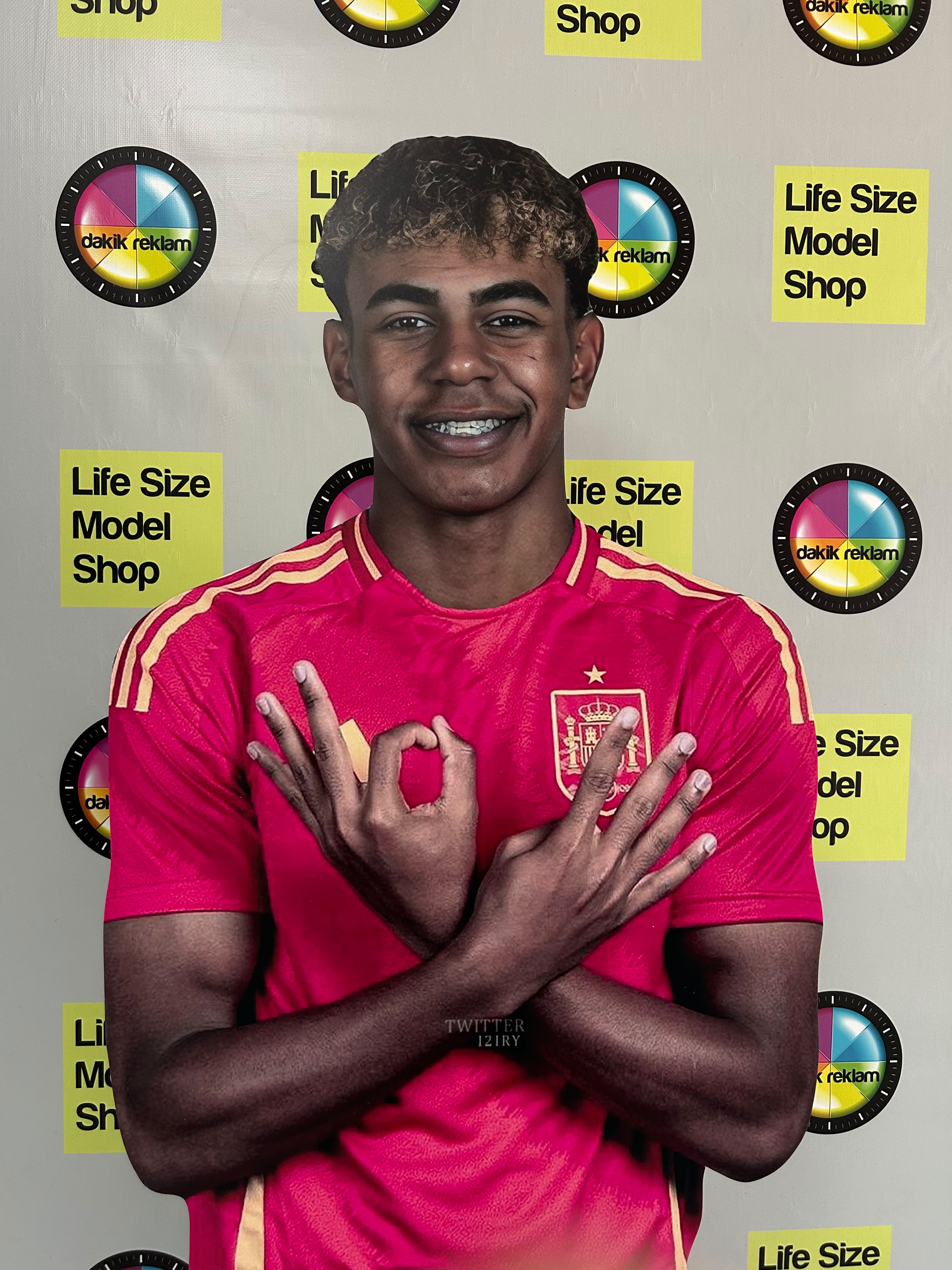 Lamine Yamal Life Size Cardboard Cutout Model | Spain National