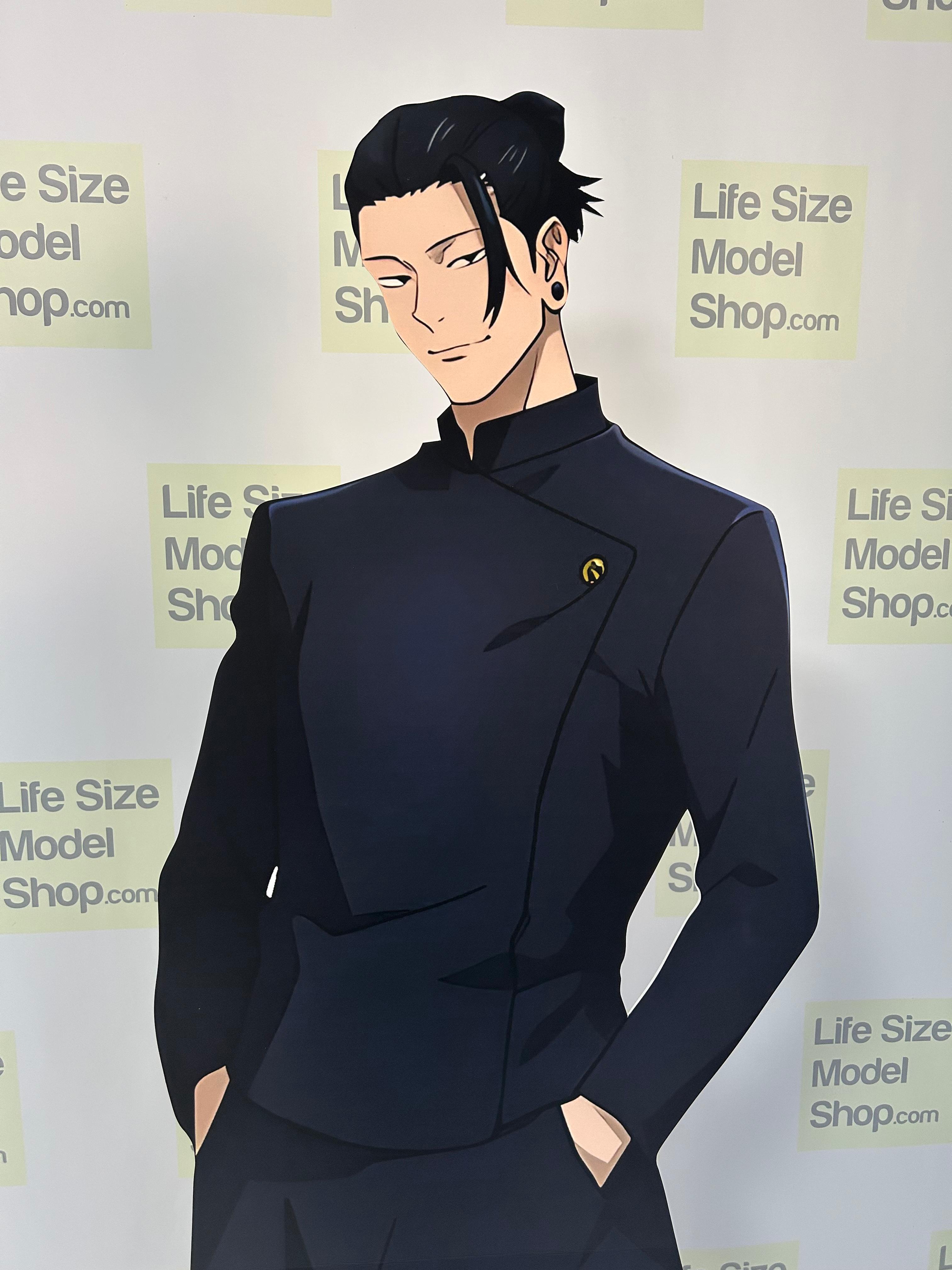 Suguru Geto Modelo de papelão recortado Jujutsu Kaisen Suguru Figura de anime Personagem fictício Standee