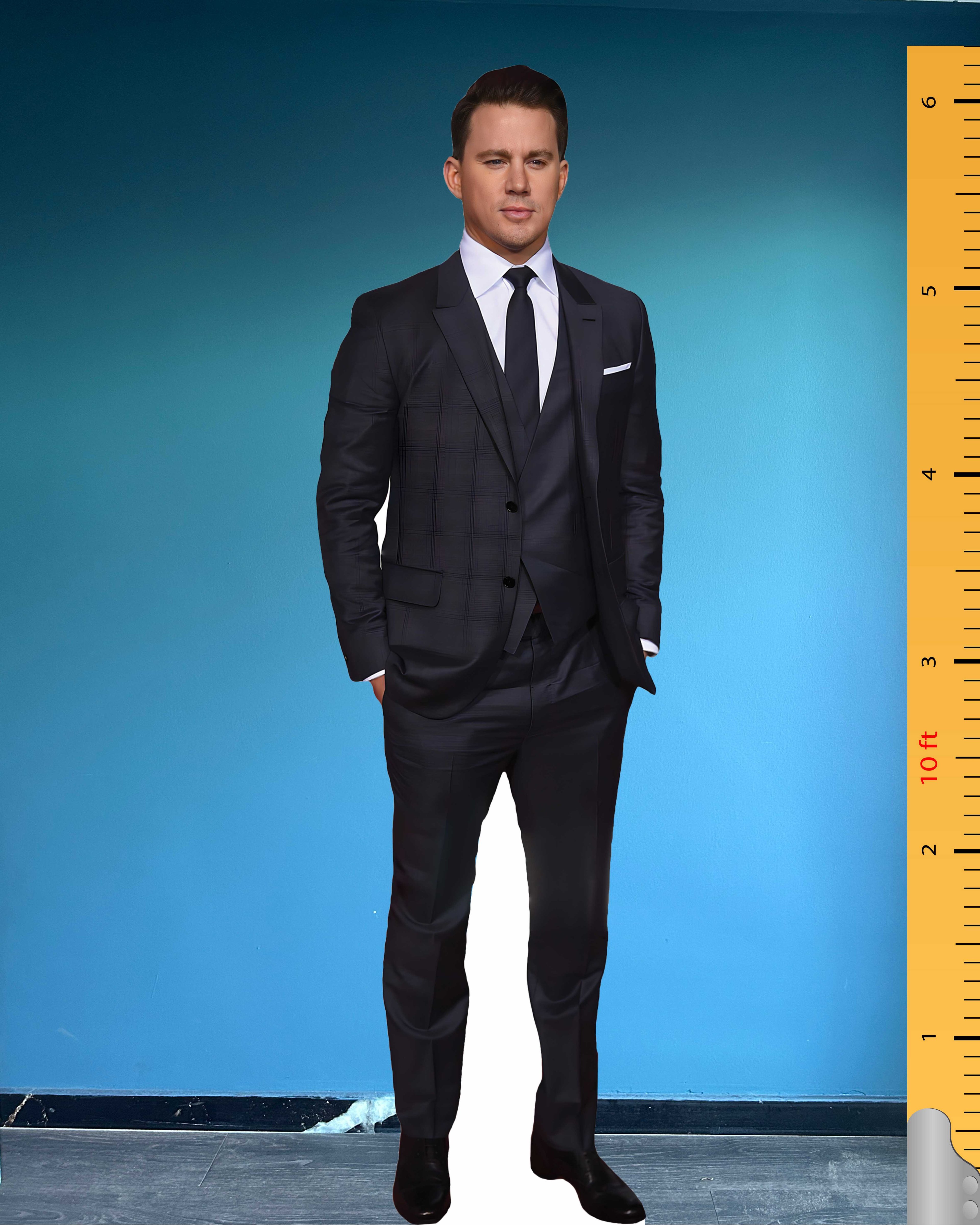 Chris Pratt Tekturowy Model Wycięty Figurka Kowboja Josha Faradaya Plastikowa Podstawka
