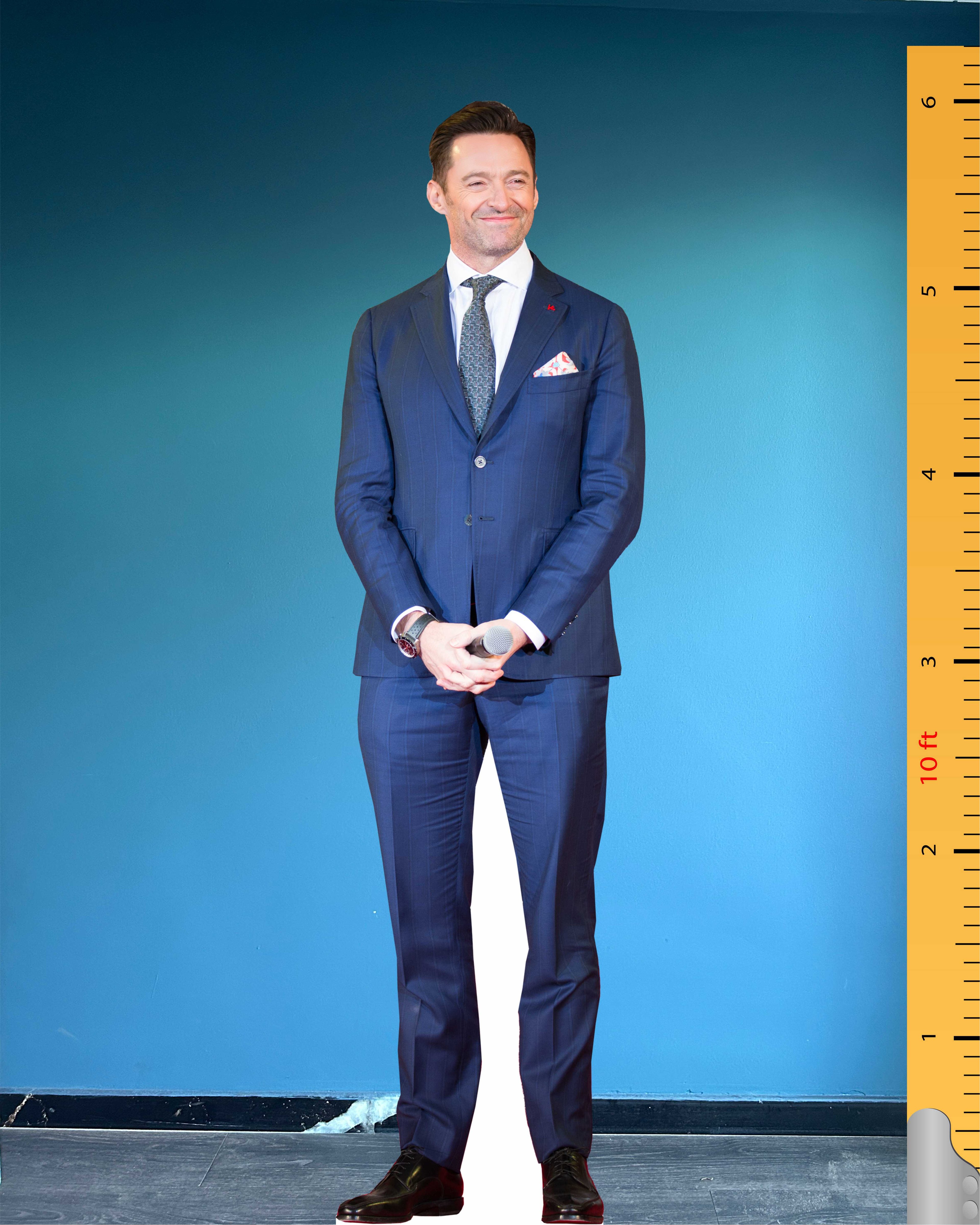 Hugh Jackman Cardboard Cutout Model Life Size Plastic Standee Model Hugh Michael Jackman