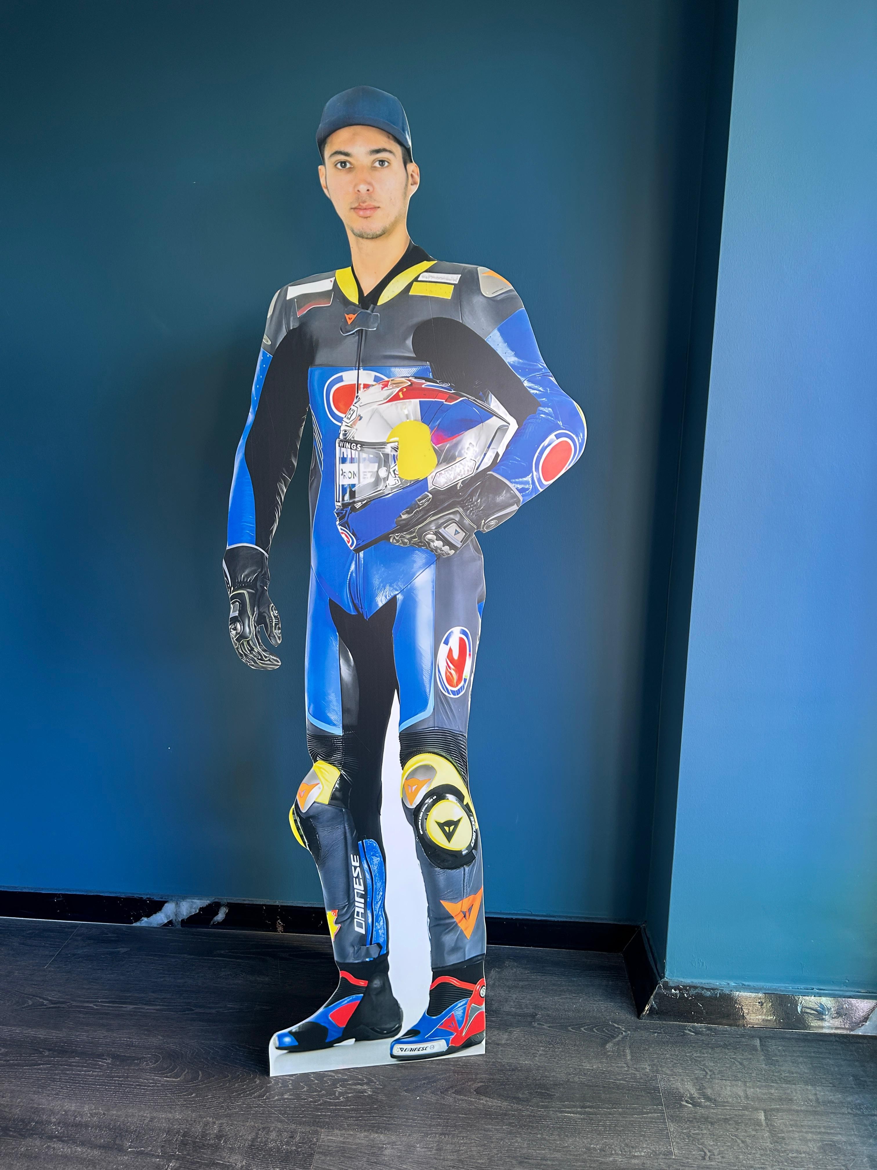 Toprak Razgatlioglu Motorcycle Racer World Champion Cutout Lifesize Model Standee