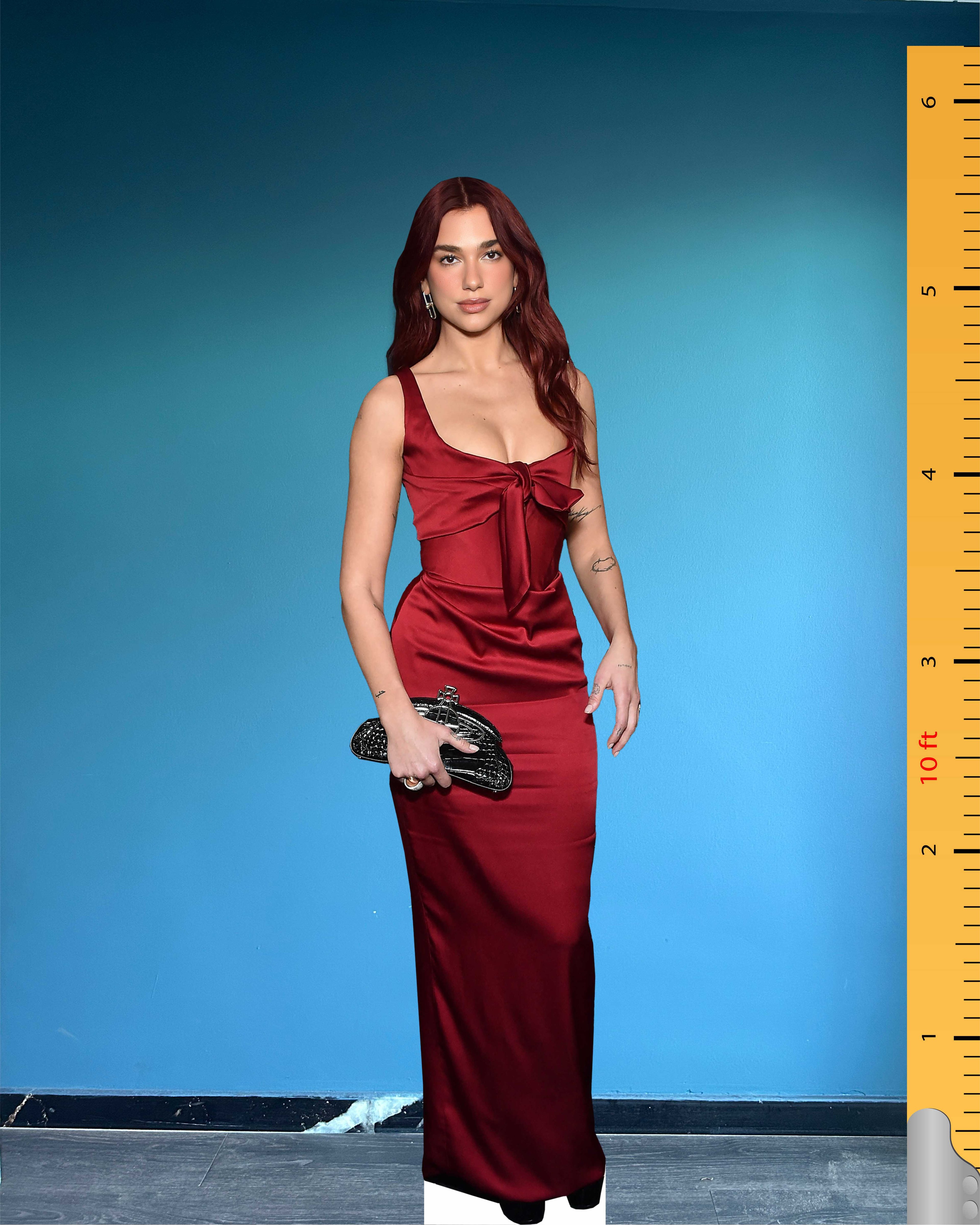 Dua Lipa Cardboard Cutout Model Life Size Cutout Plastic Standee Variety Power Of Women