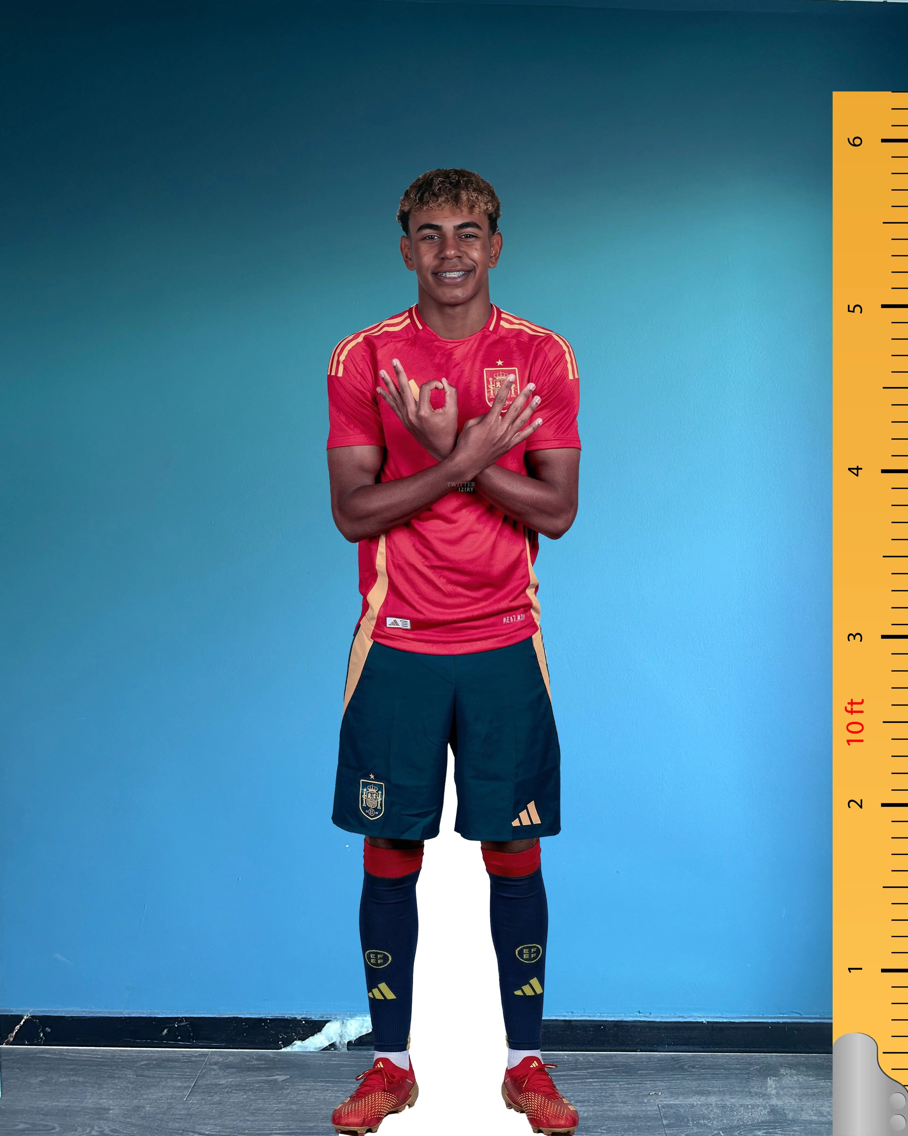 Lamine Yamal Life Size Cardboard Cutout Model | Spain National