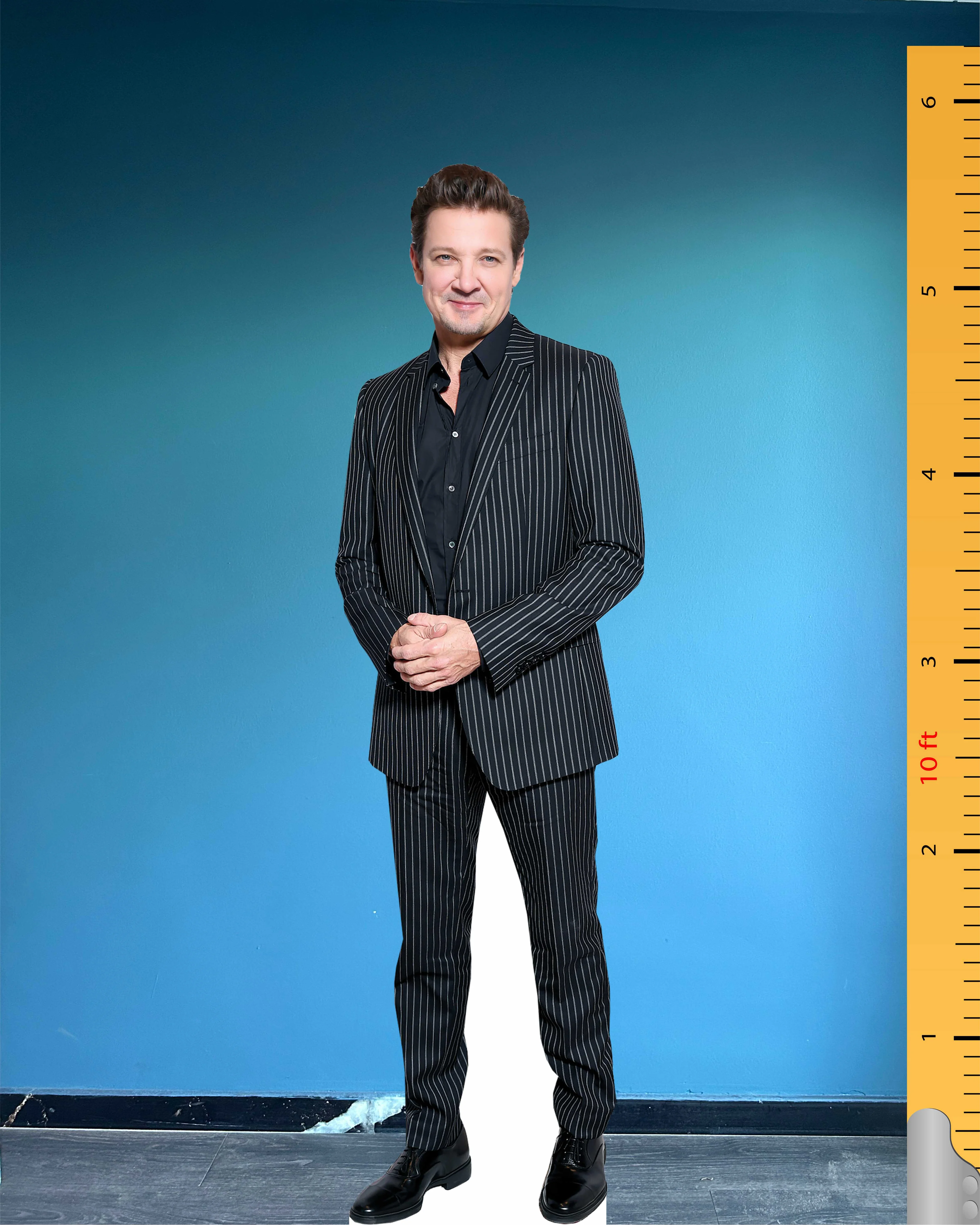 Jeremy Renner Cardboard Cutout Model Life Size Plastic Standee Figure