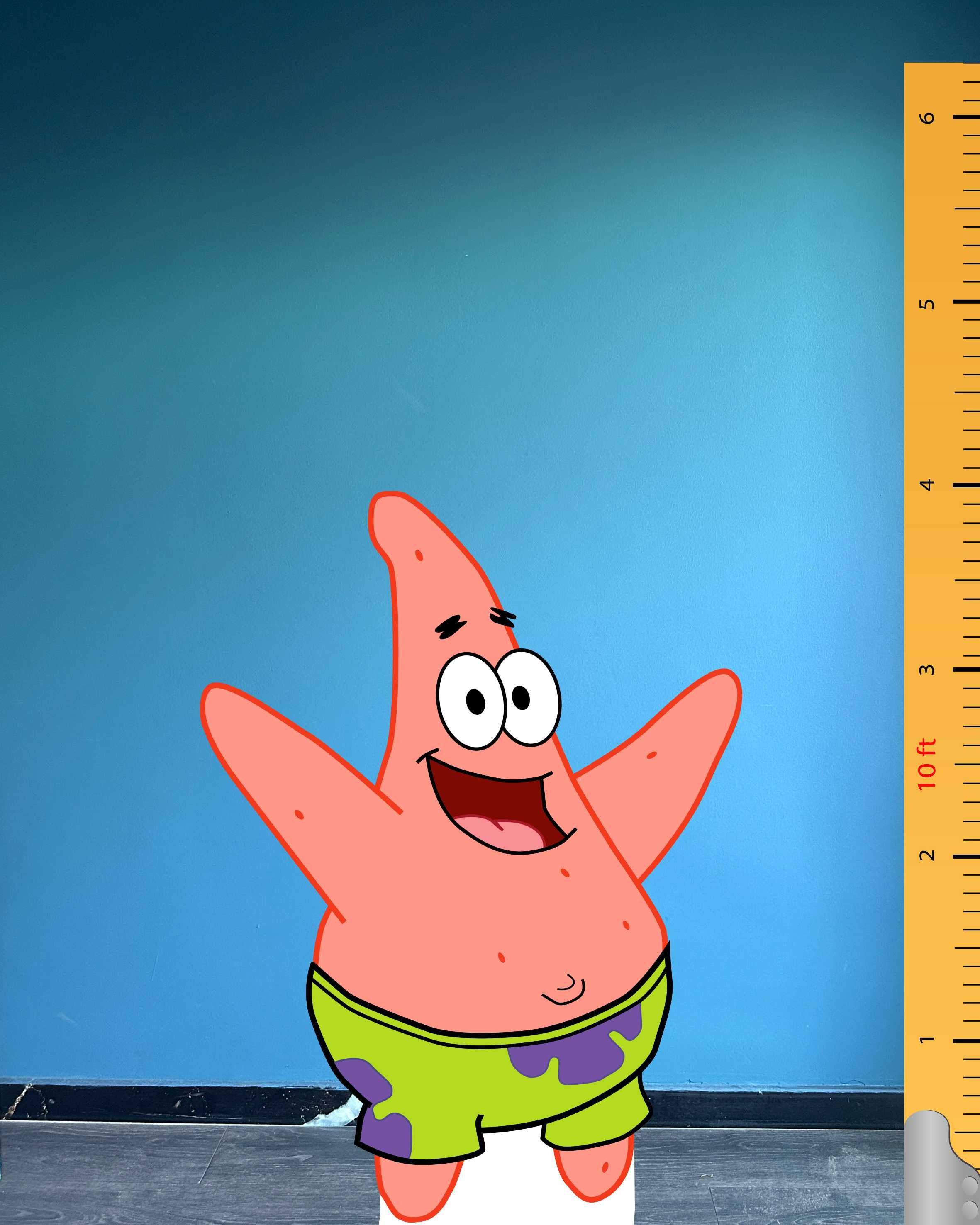 Patrick Star Cardboard Cutout Model Patrick Character Standee Figur