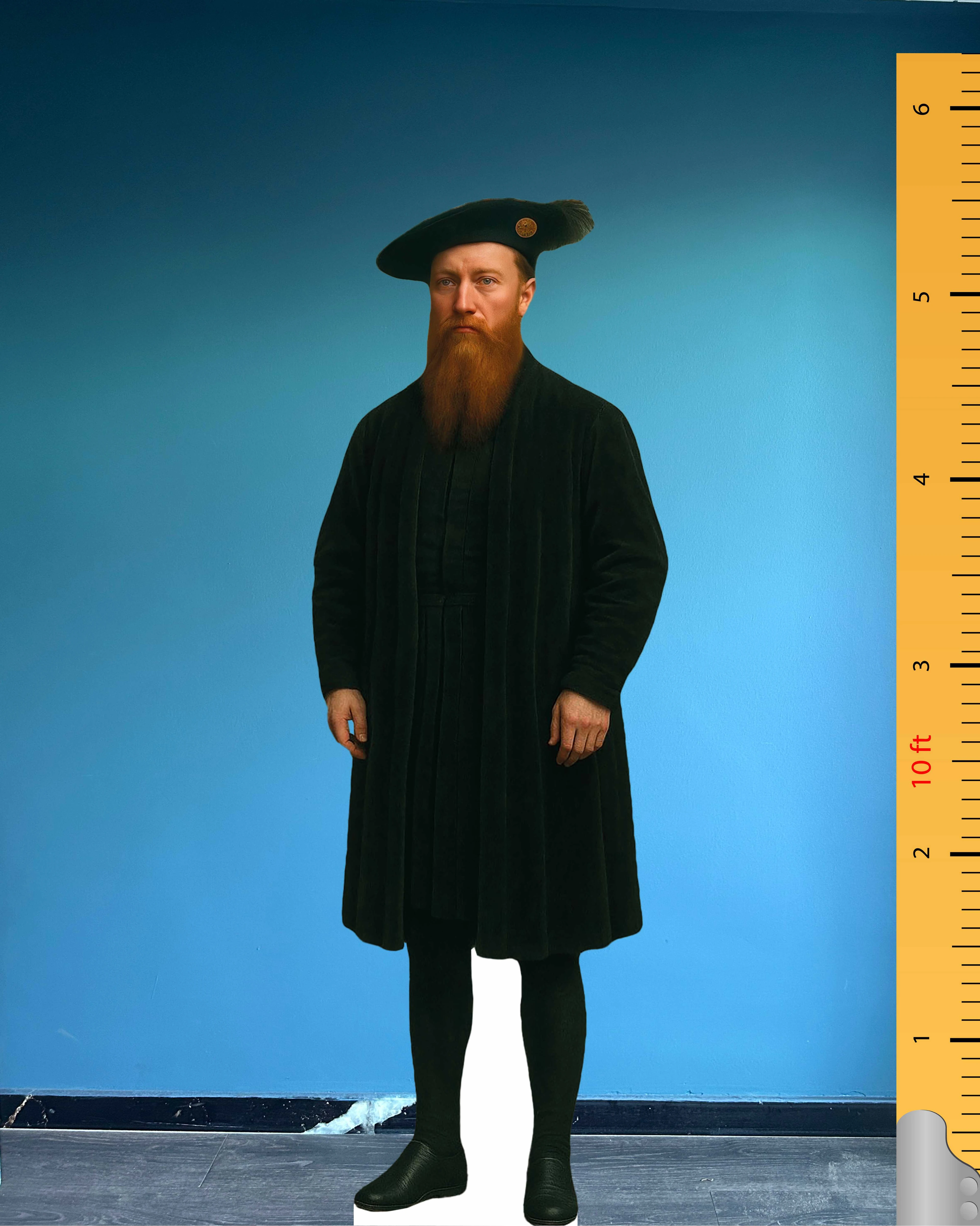 ⚔️ Thomas Seymour Tekturowa Figura w Naturalnej Wielkości – Edycja 1. Baron Seymour z Sudeley