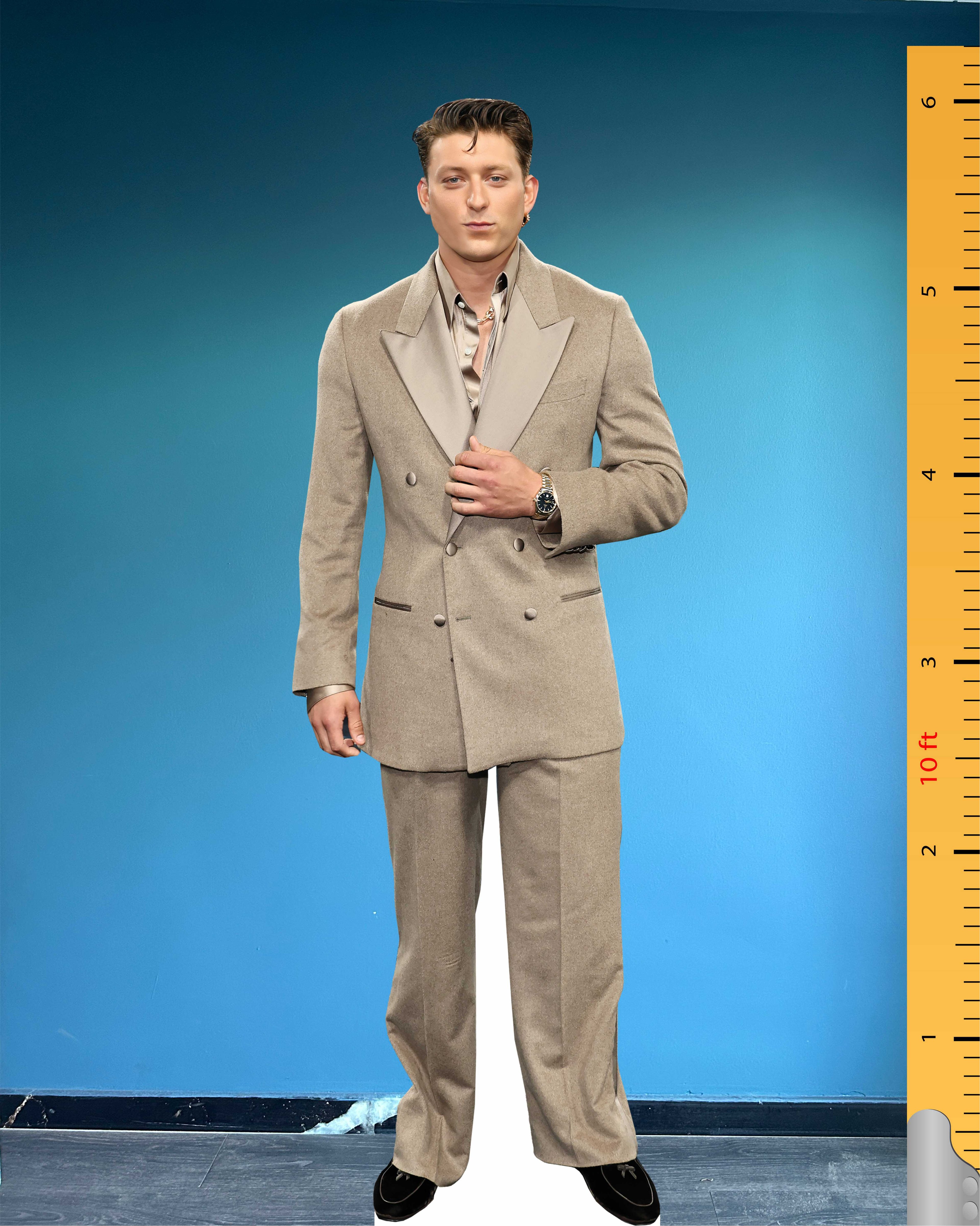 Tom Francis Cardboard Cutout Model Thomas Francis Barber Plastic Standee Model