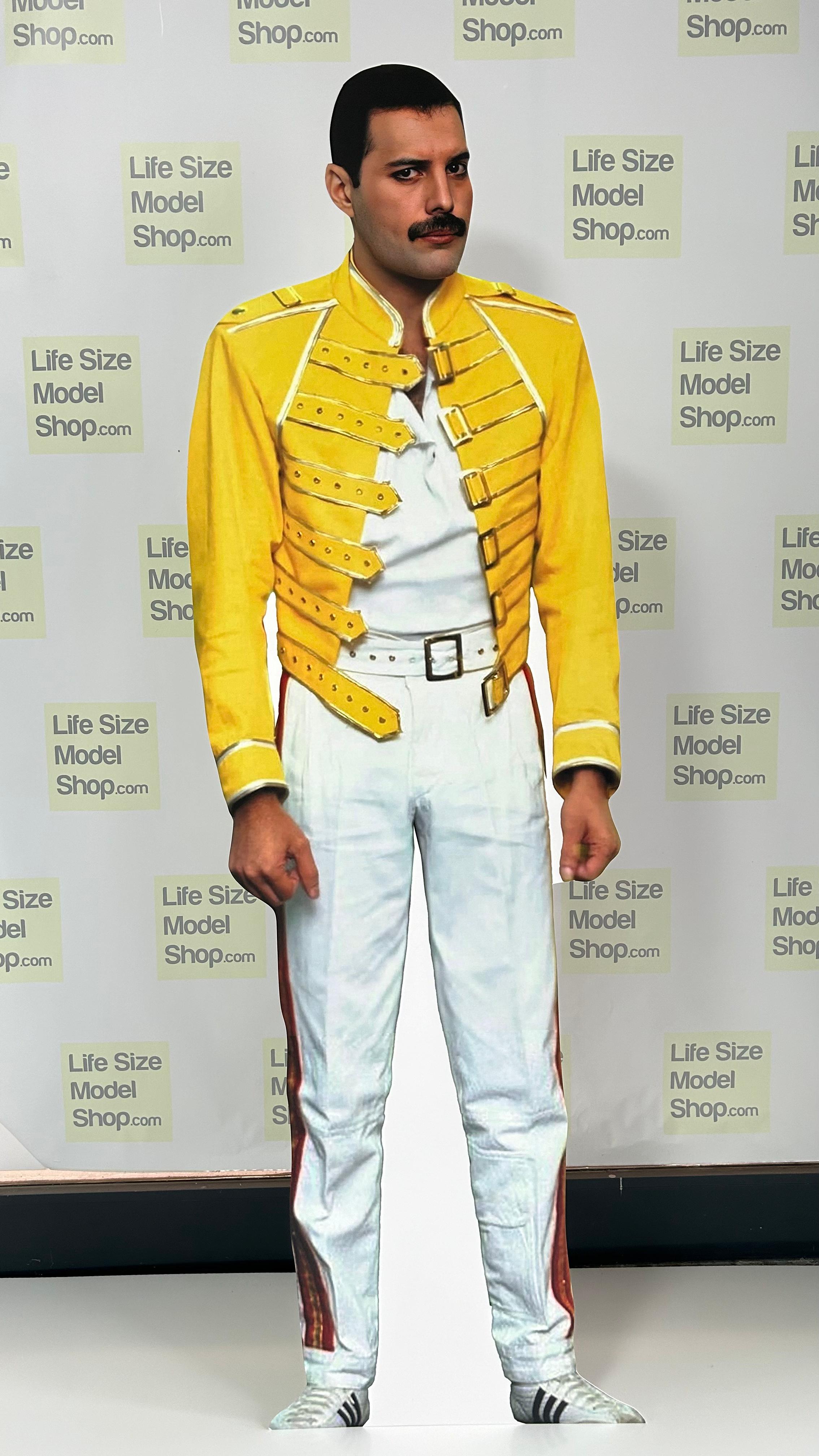 Freddie Mercury Cardboard Cutout Model Life Size Farrokh Bulsara Plastic Standee Model