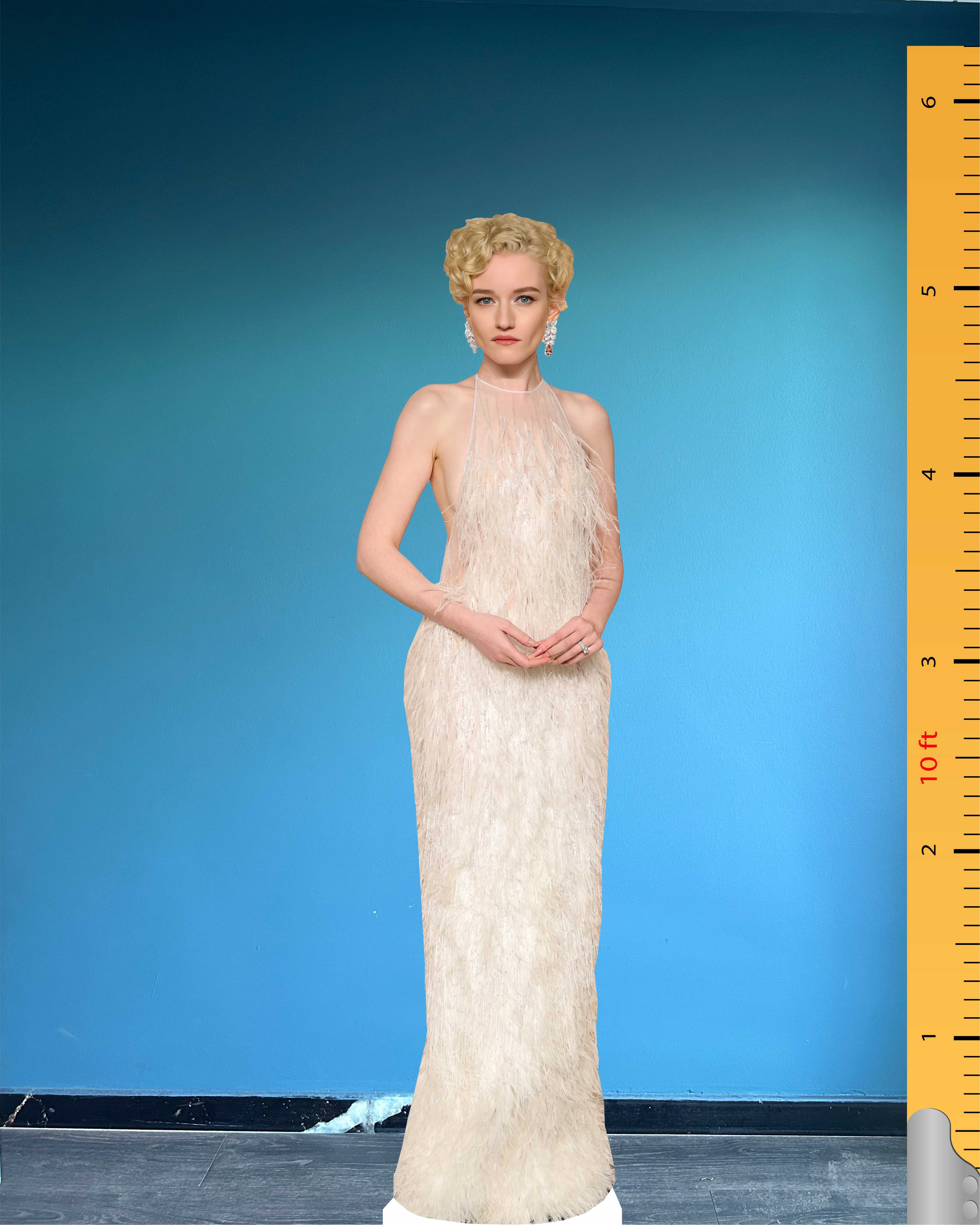 Julia Garner Cardboard Cutout Model Life Size Plastic Standee Model 