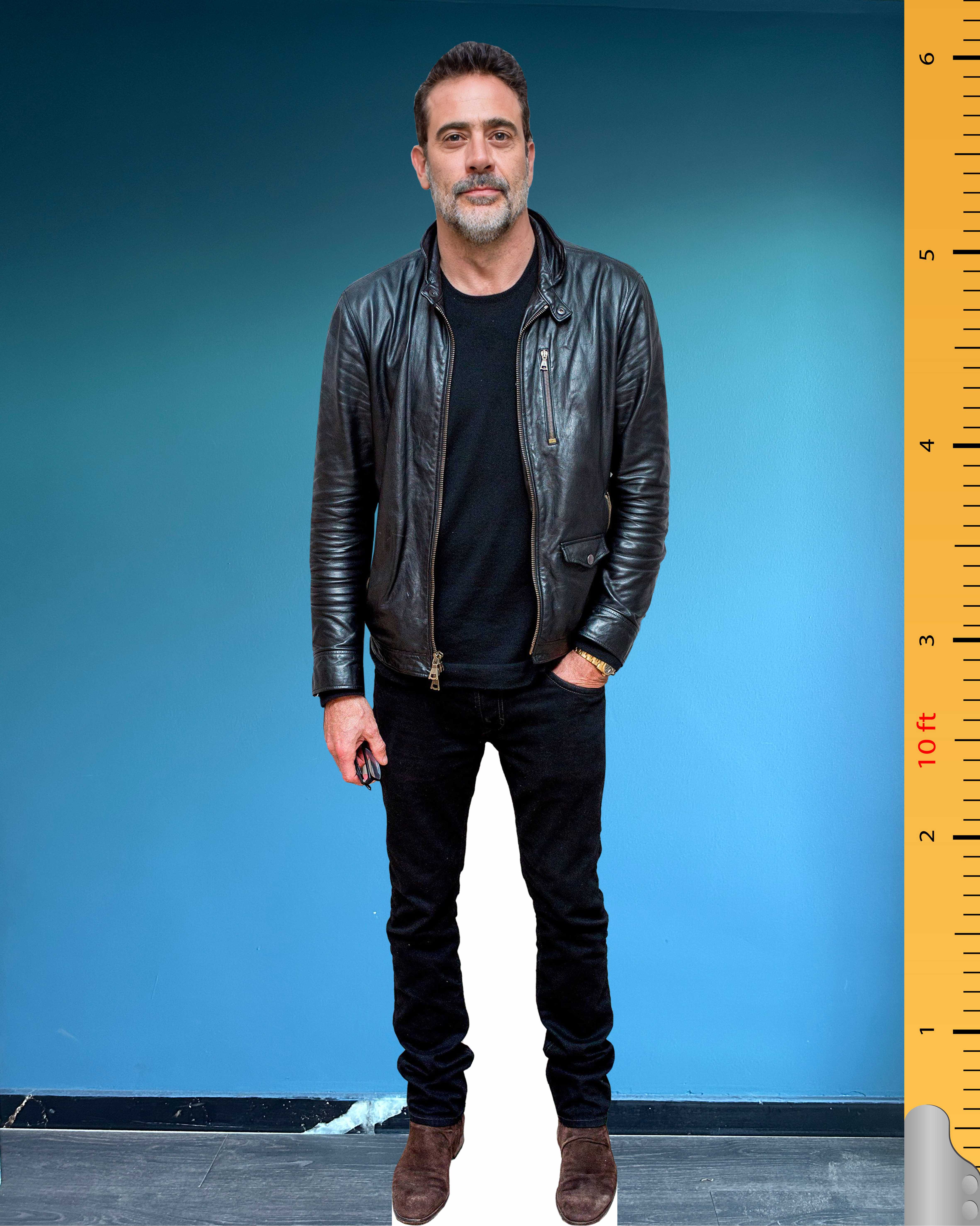 🧥 Jeffrey Dean Morgan Cardboard Figure – Life-Size Celebrity Standee Model