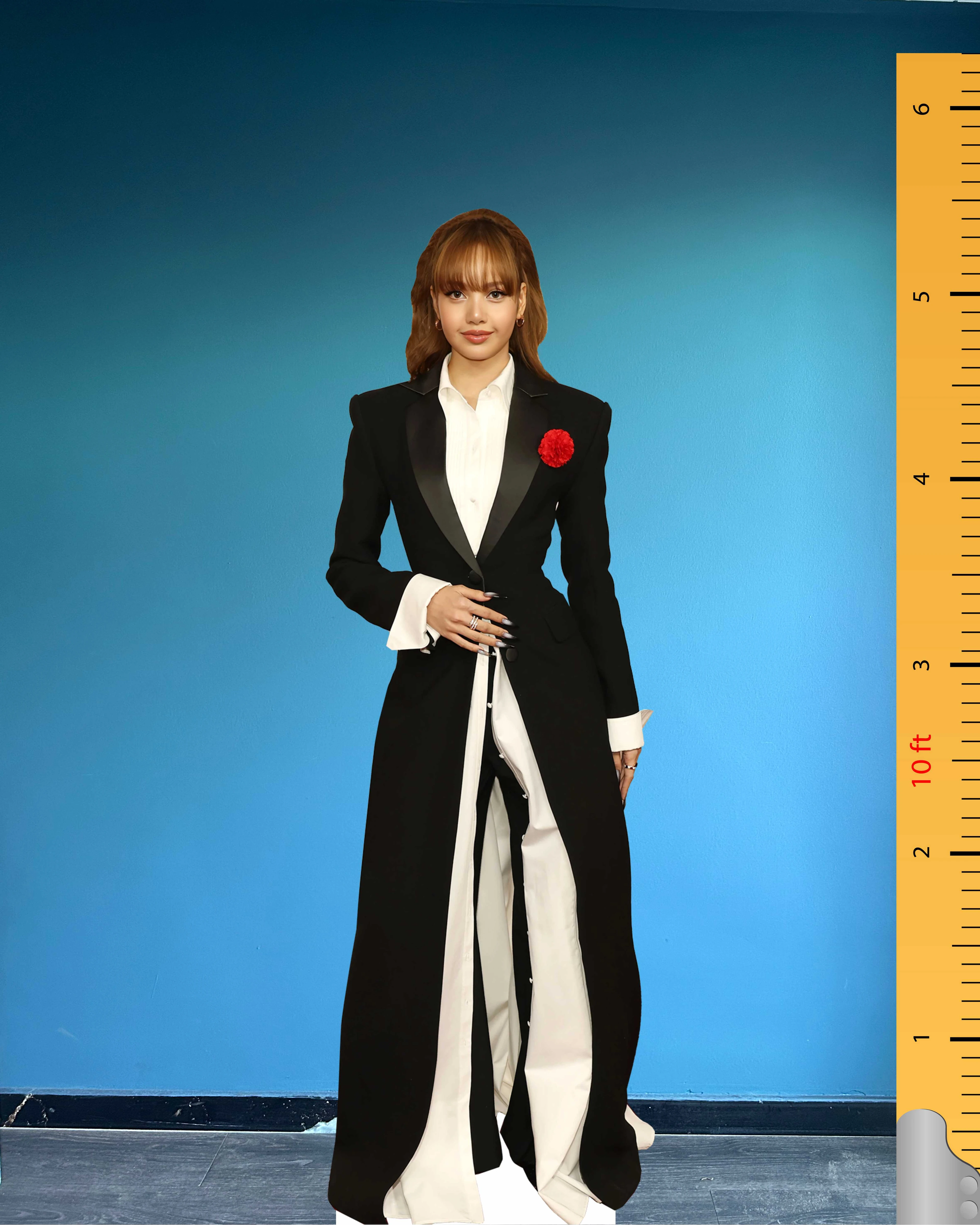 ✨ Lisa Life Size Cardboard Cutout – 97th Academy Awards Red Carpet Edition