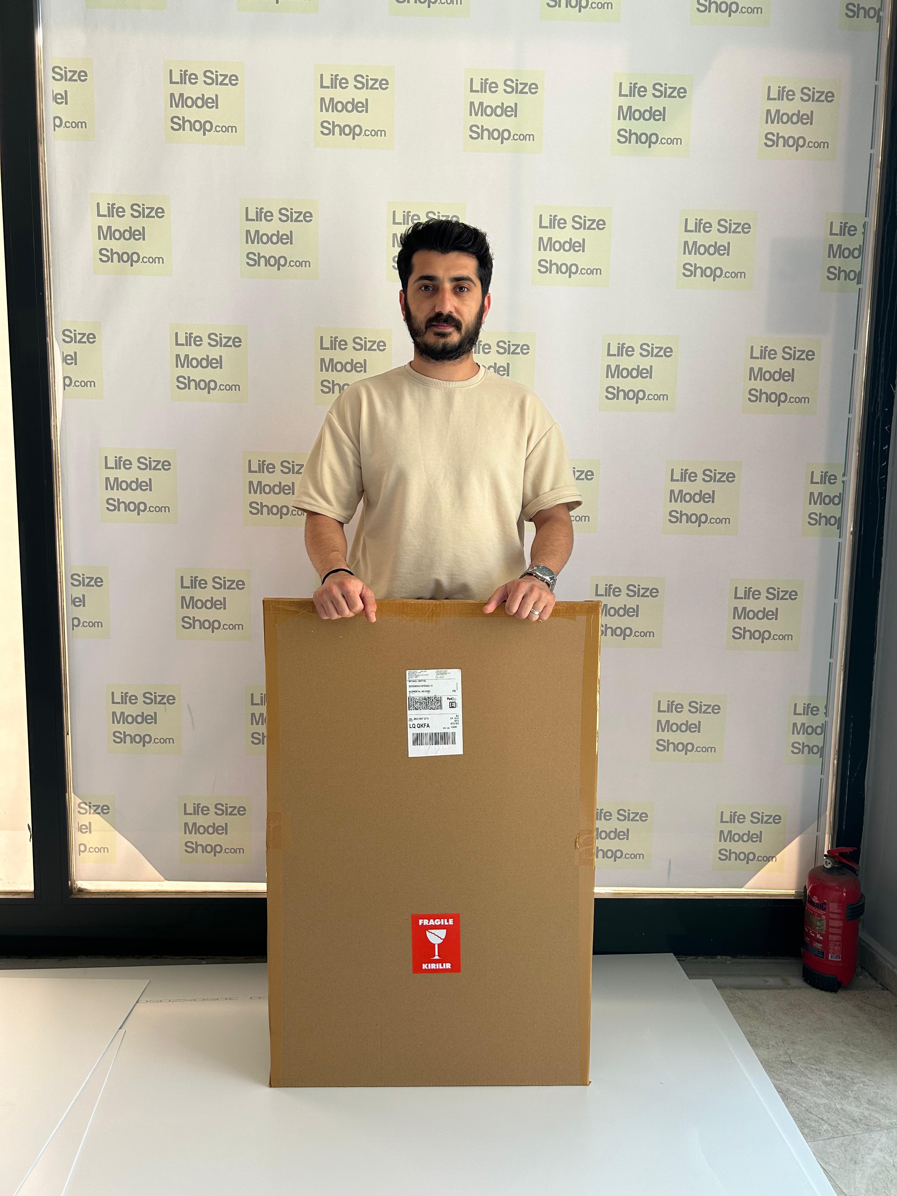 Clown Cardboard Maketi Ayaklı iki Boyutlu Tam Boy Plastik Maket Figur