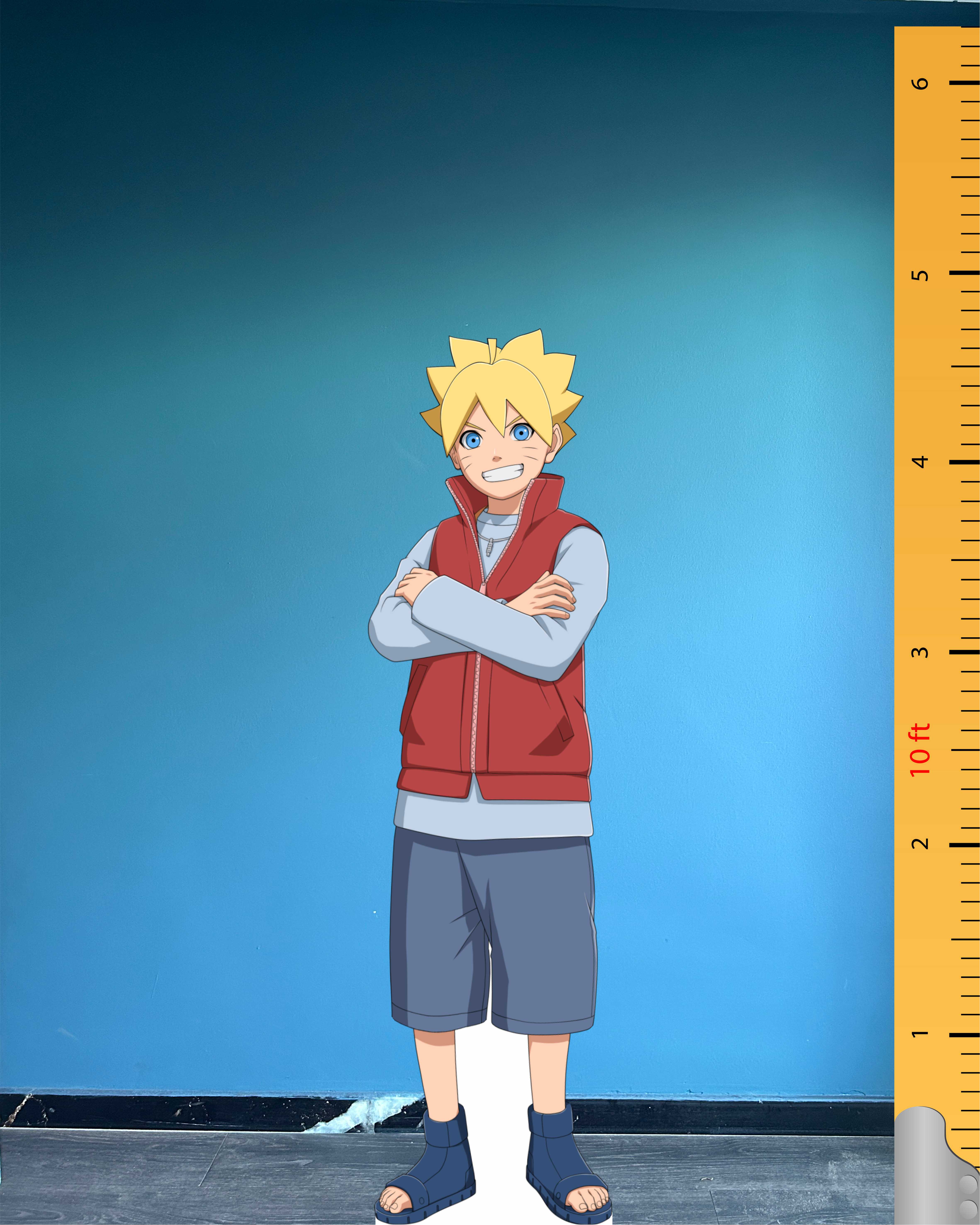 ⚡ Boruto Uzumaki Life Size Cardboard Cutout – Naruto Anime Character Standee