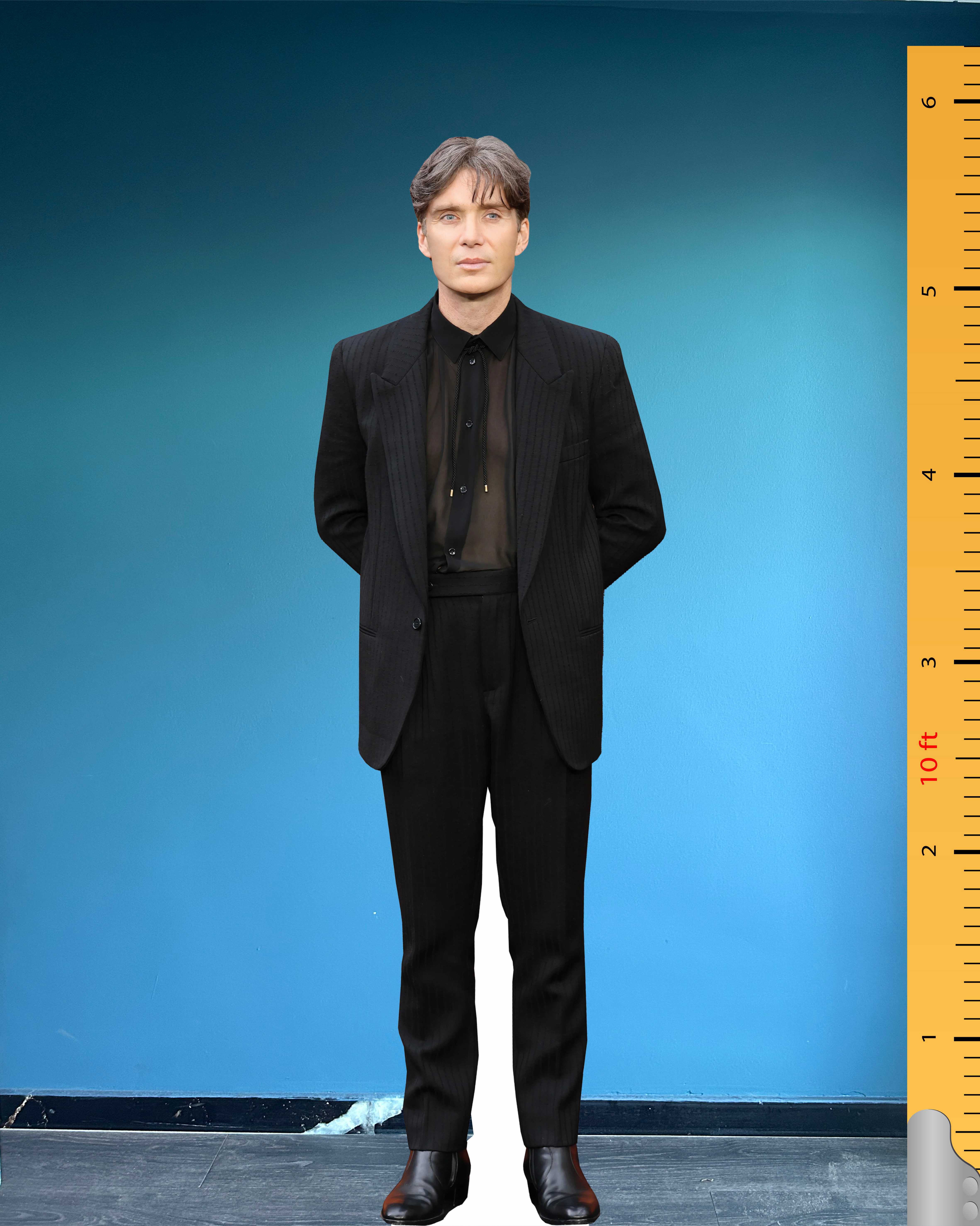 Cillian Murphy Life Size Cardboard Cutout Model Plastic Standee Oppenheimer London Premiere