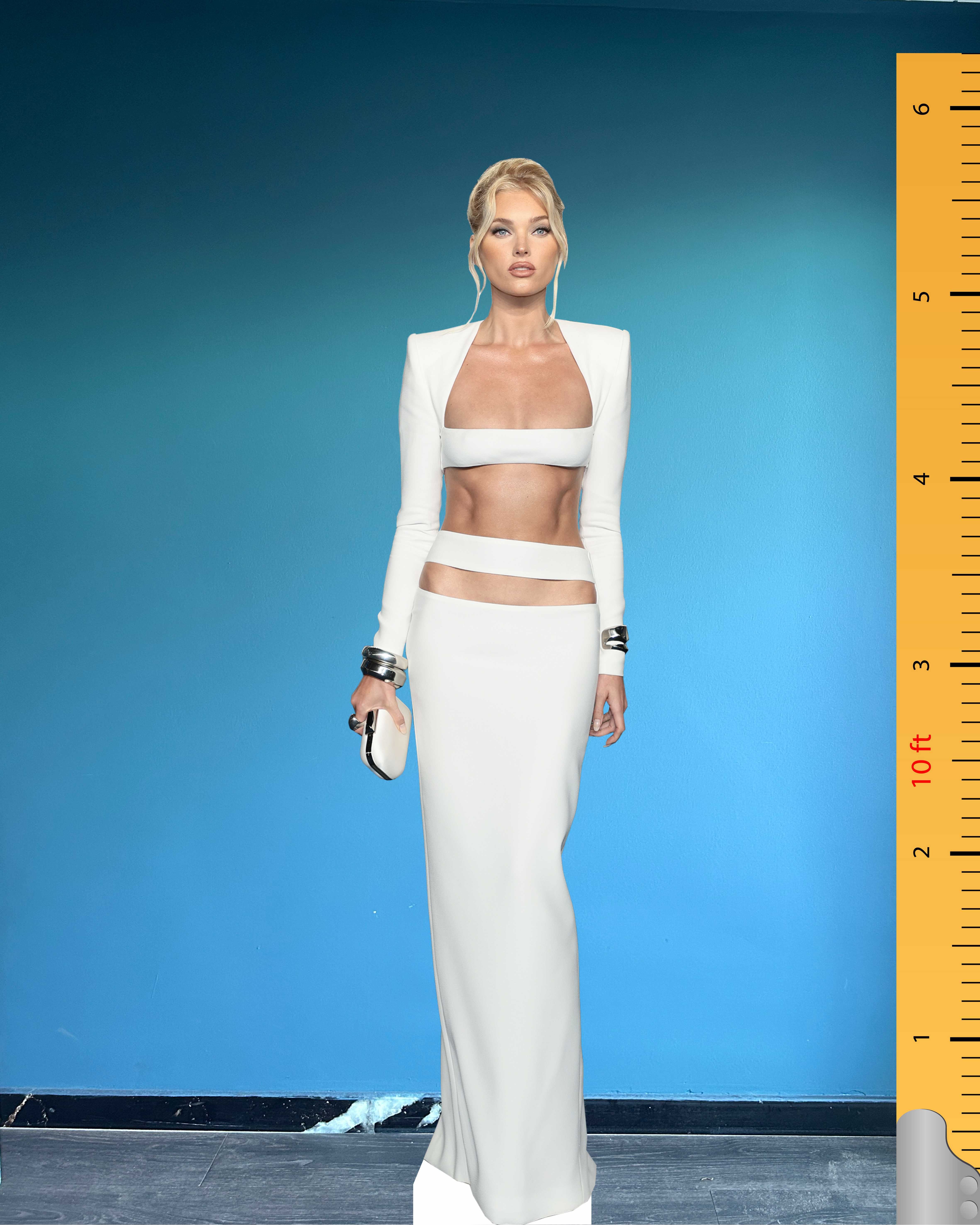 💃 Elsa Hosk Life Size Cardboard Cutout – Vanity Fair’s Oscars Party Edition ✨