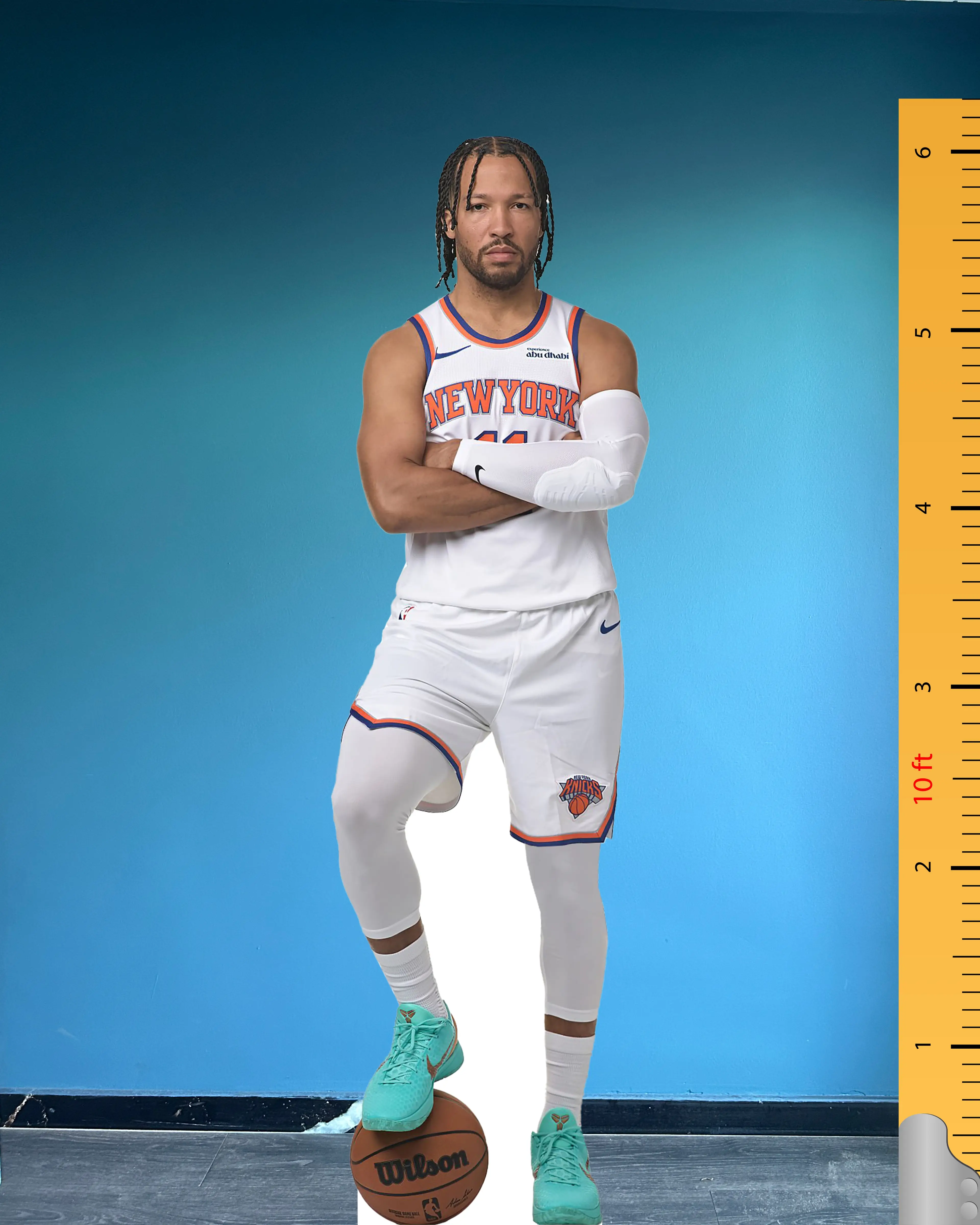 Jalen Brunson Life Size Cardboard Cutout Model | New York Knicks 
