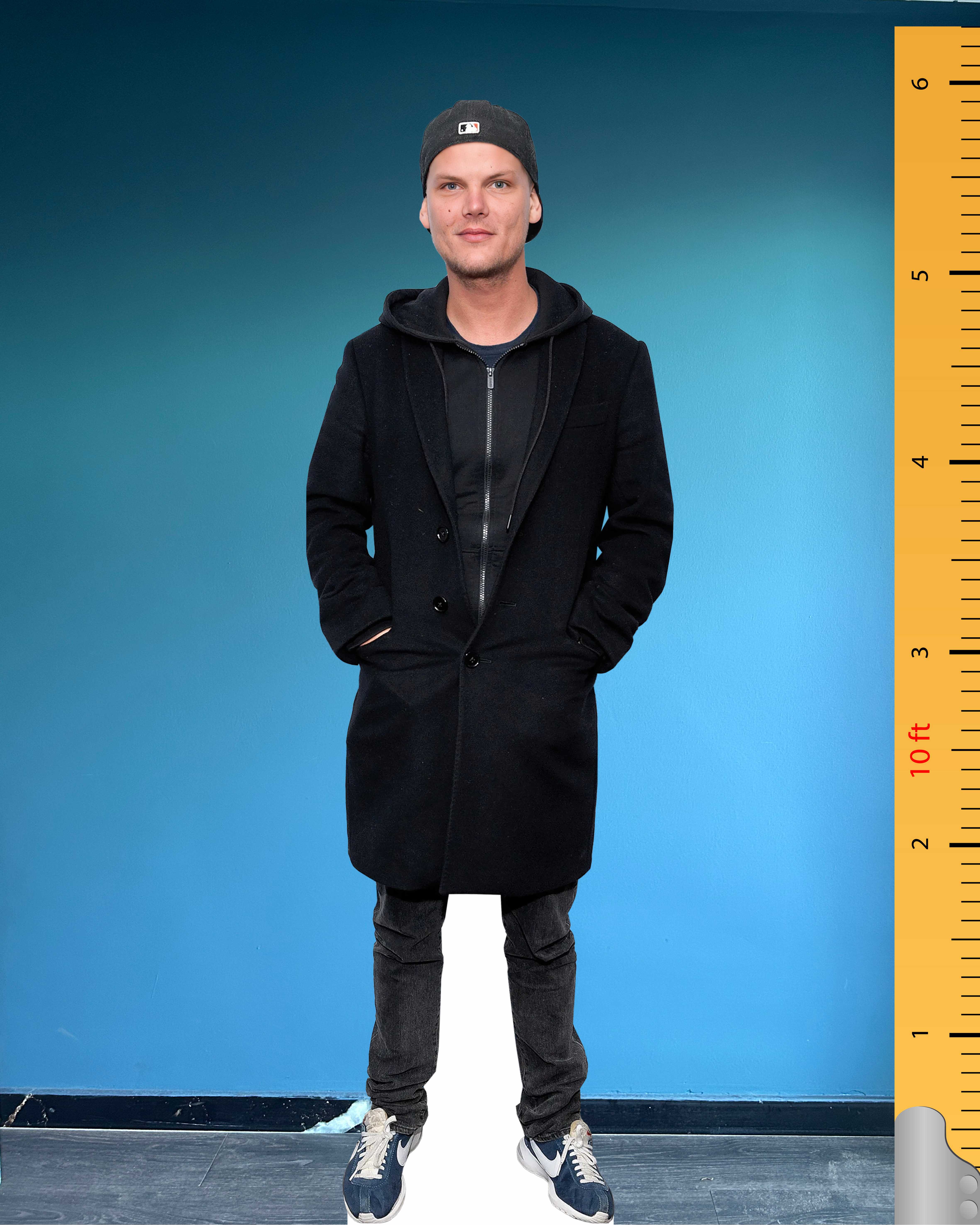 🎶 Kartonowa postać Avicii w skali 1:1 – Standee DJ-a Tima Berglinga
