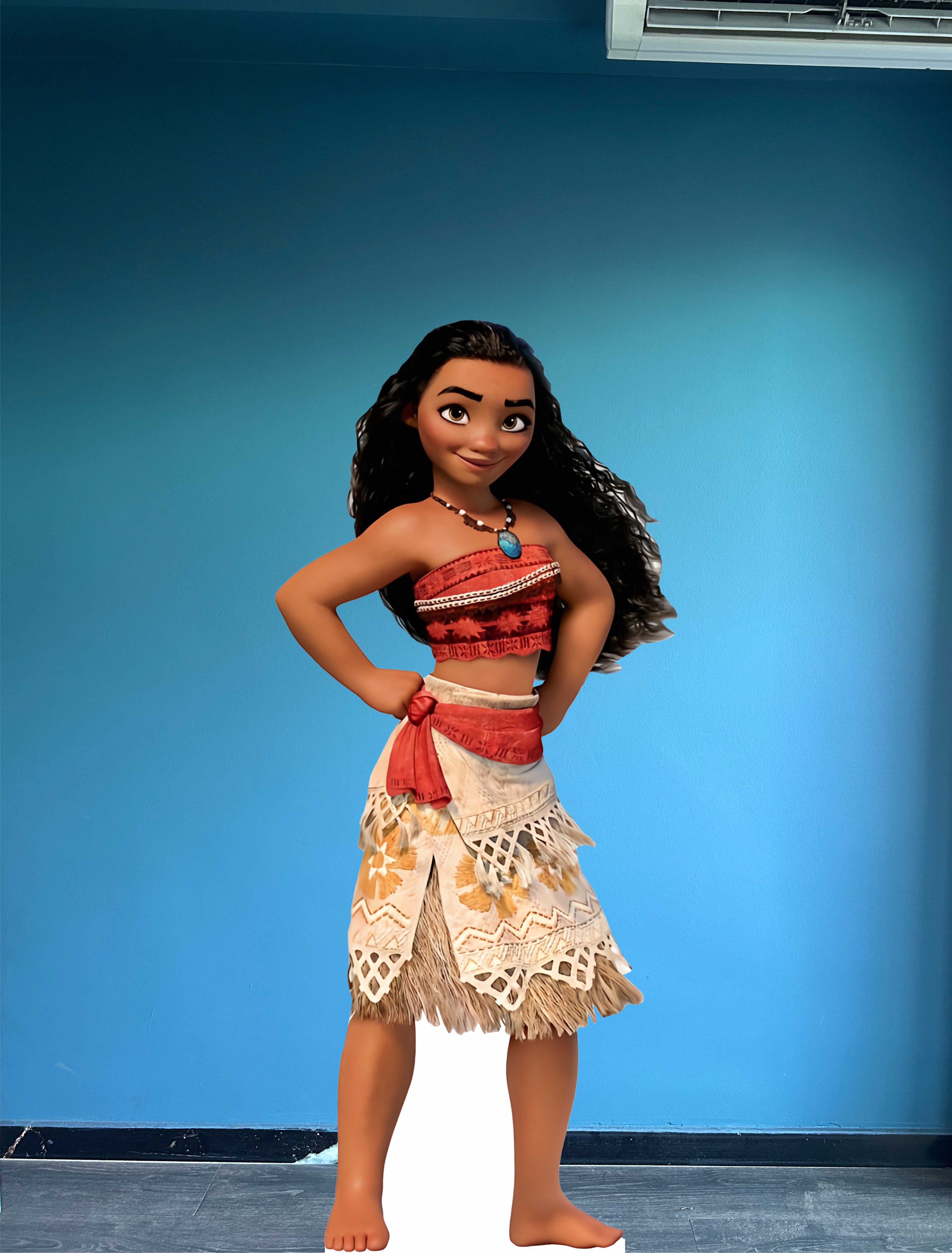 Moana Cardboard Cutout Model Animation Character Figure Plastic Standee Model