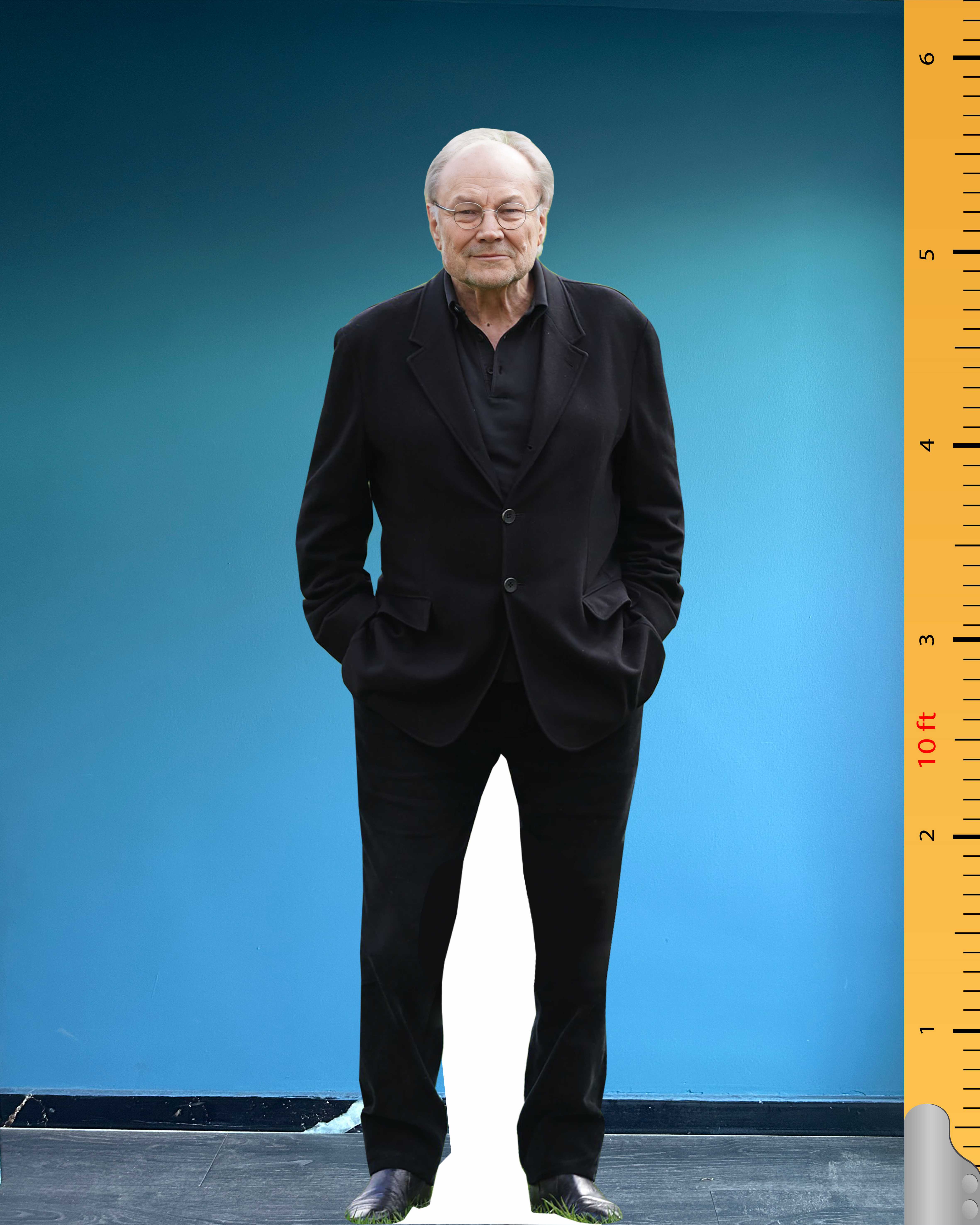 Klaus Maria Brandauer Life Size Cardboard Cutout Model Plastic Standee Celebrity Cutouts Australian Actor